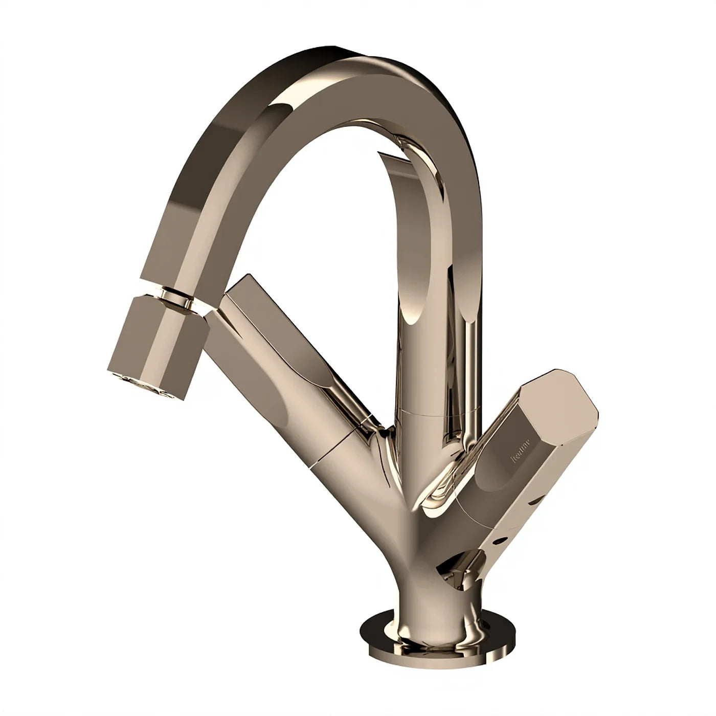 Mélangeur bidet monotrou - Treemme Appia - IT 3C24 CC AO ZZ - Nickel poli (NL)