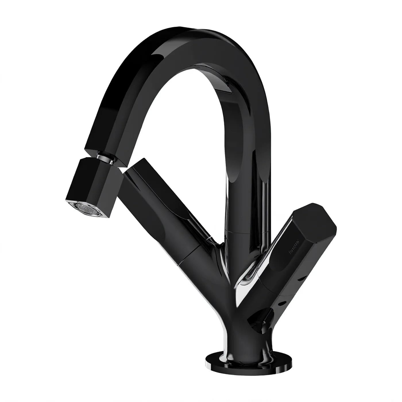 Mélangeur bidet monotrou - Treemme Appia - IT 3C24 CC AO ZZ - Noir opaque (NN)