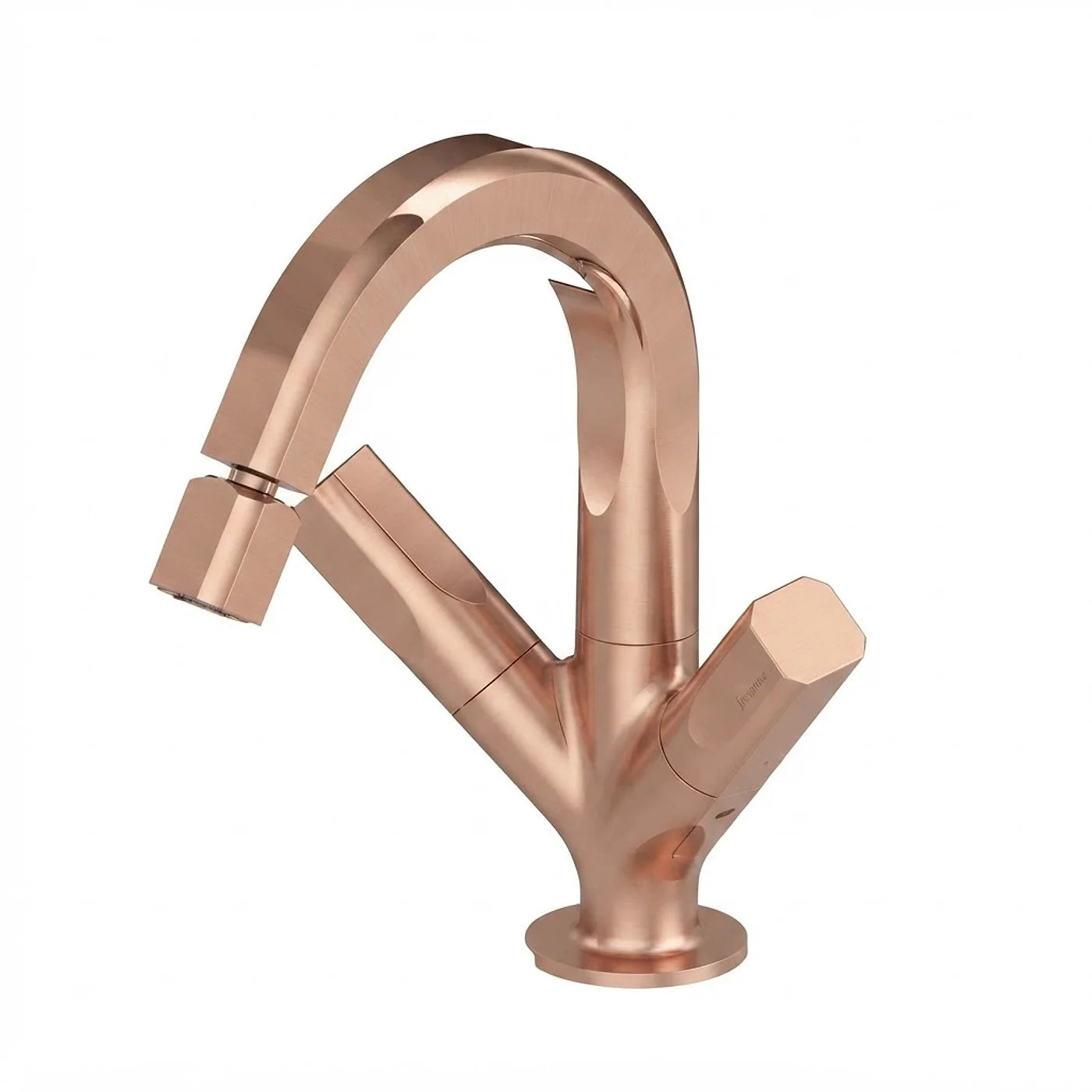 Mélangeur bidet monotrou - Treemme Appia - IT 3C24 CC AO ZZ - Or rose brossé (SZ)