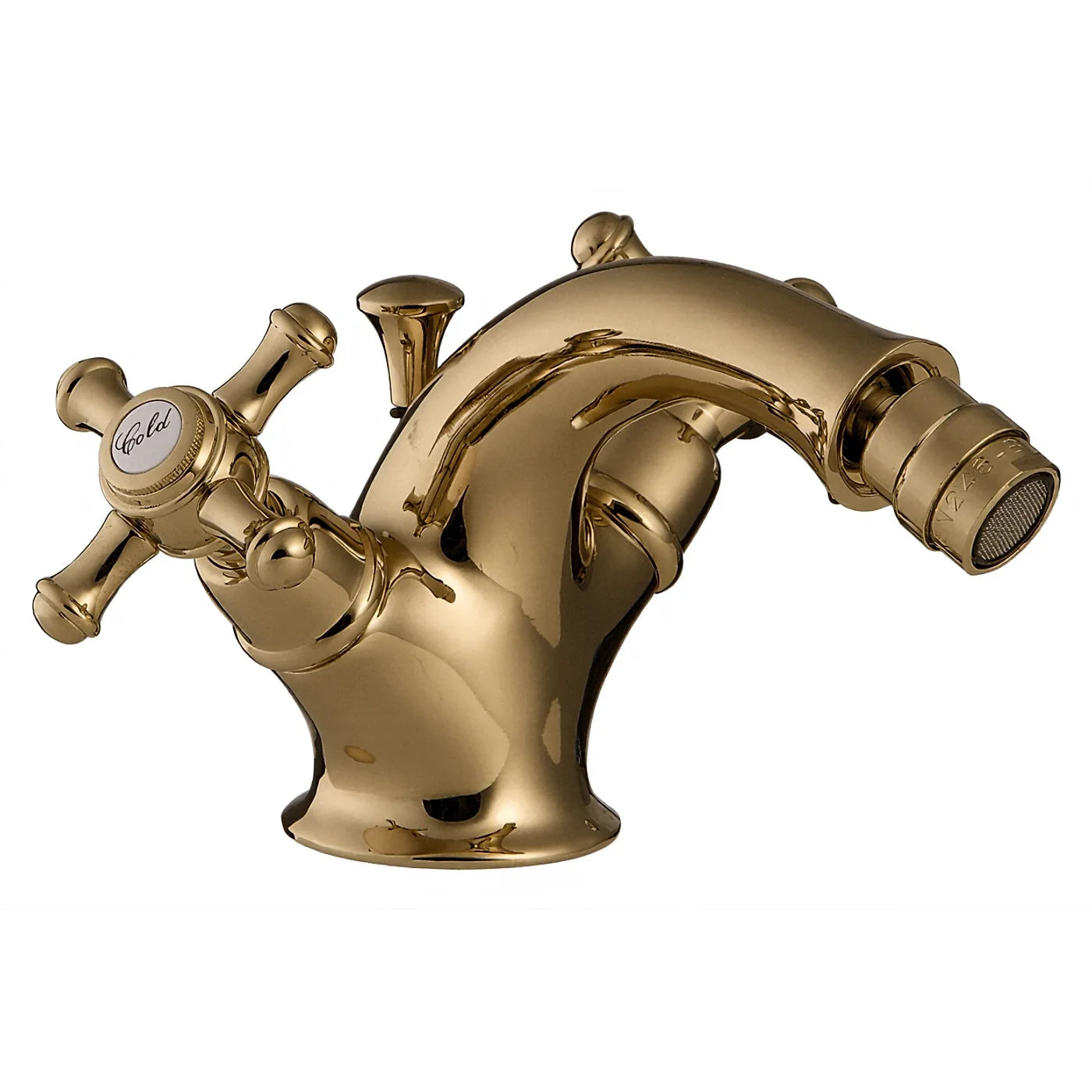 Mélangeur bidet monotrou - Treemme Old Italy - IT 4424 CC OI ZZ - Laiton brossé (UZ)