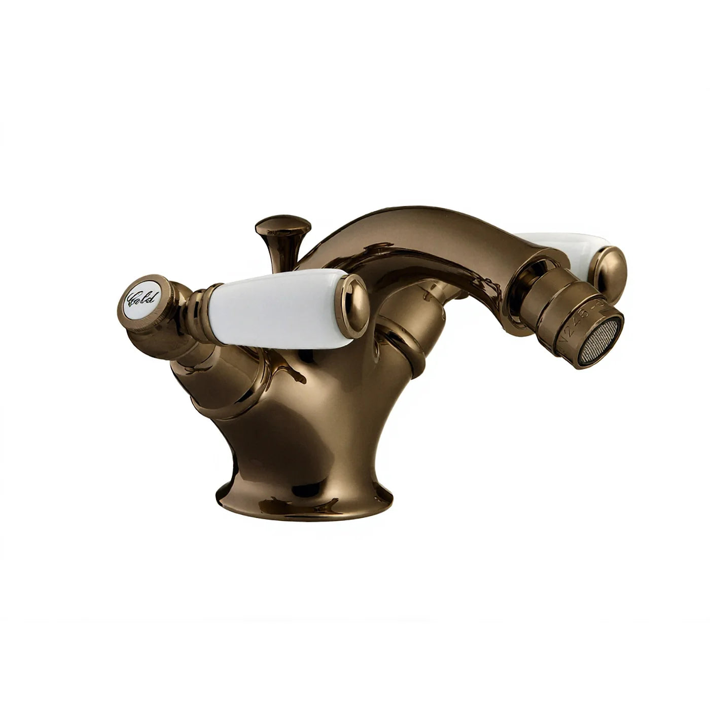 Mélangeur bidet monotrou - Treemme Old Italy - IT 4424 CC SO ZZ - Bronze brossé (US)