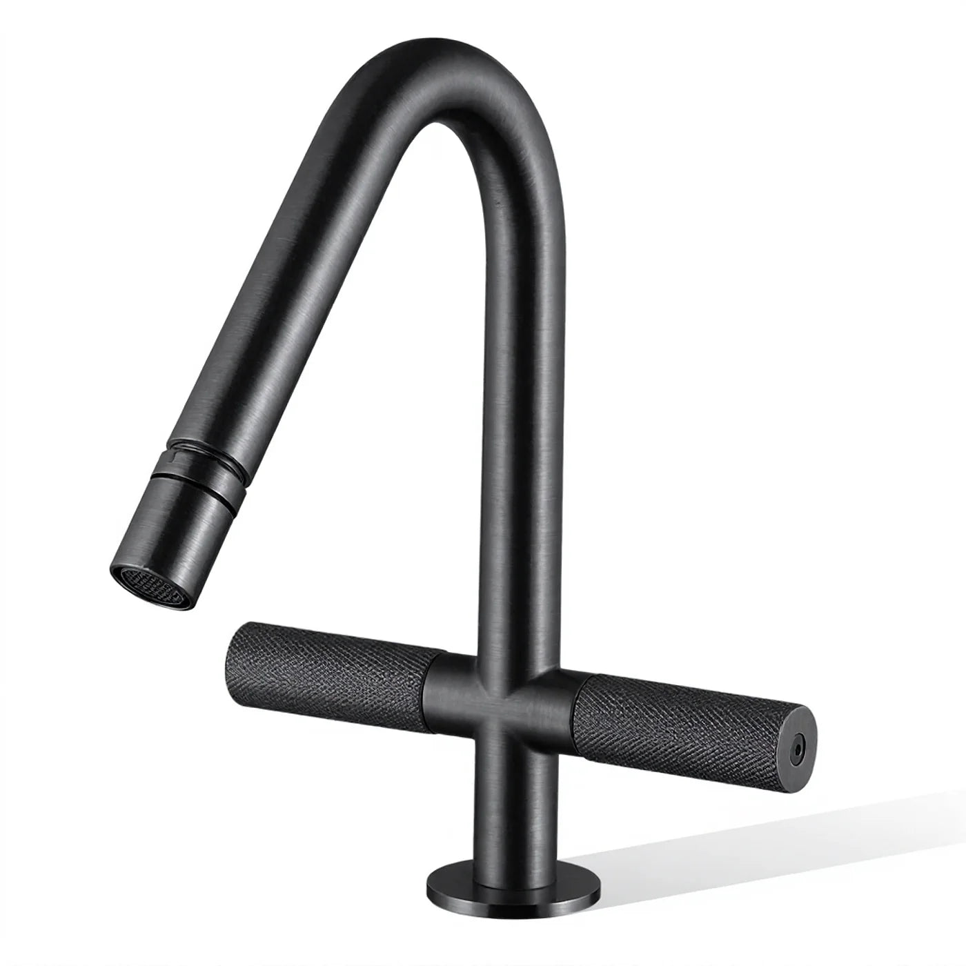 Mélangeur bidet monotrou - Treemme 22mm - IT 6024 IS 2G ZZ - Gun Metal-PVD (PVD01)