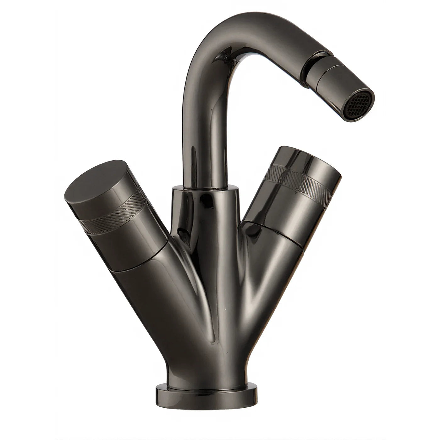 Mélangeur bidet monotrou - Treemme X-change - IT 7224 CC XR ZZ - Noir chromé brossé (CZ)