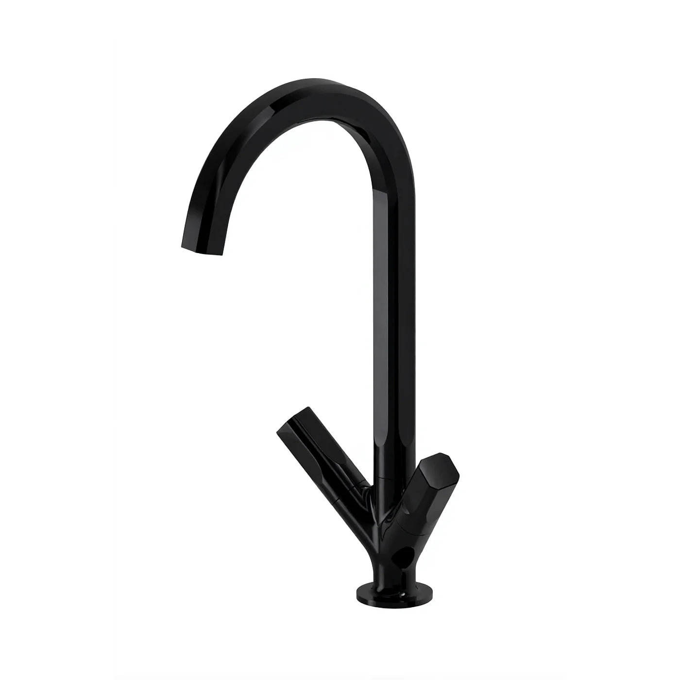 Mélangeur évier monotrou - Treemme Kitchen - IT 3C31 CC AO ZZ - Noir chromé brossé (CZ)