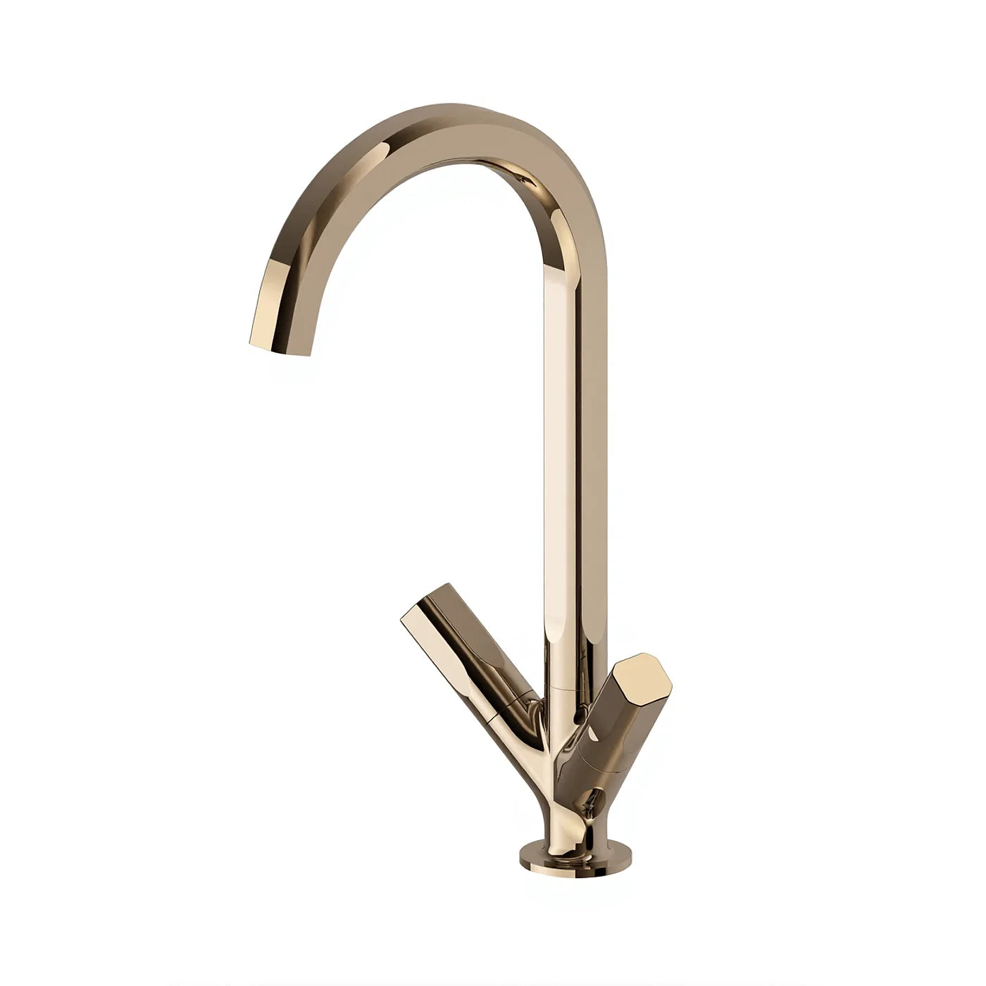 Mélangeur évier monotrou - Treemme Kitchen - IT 3C31 CC AO ZZ - Noir chromé poli (HH)