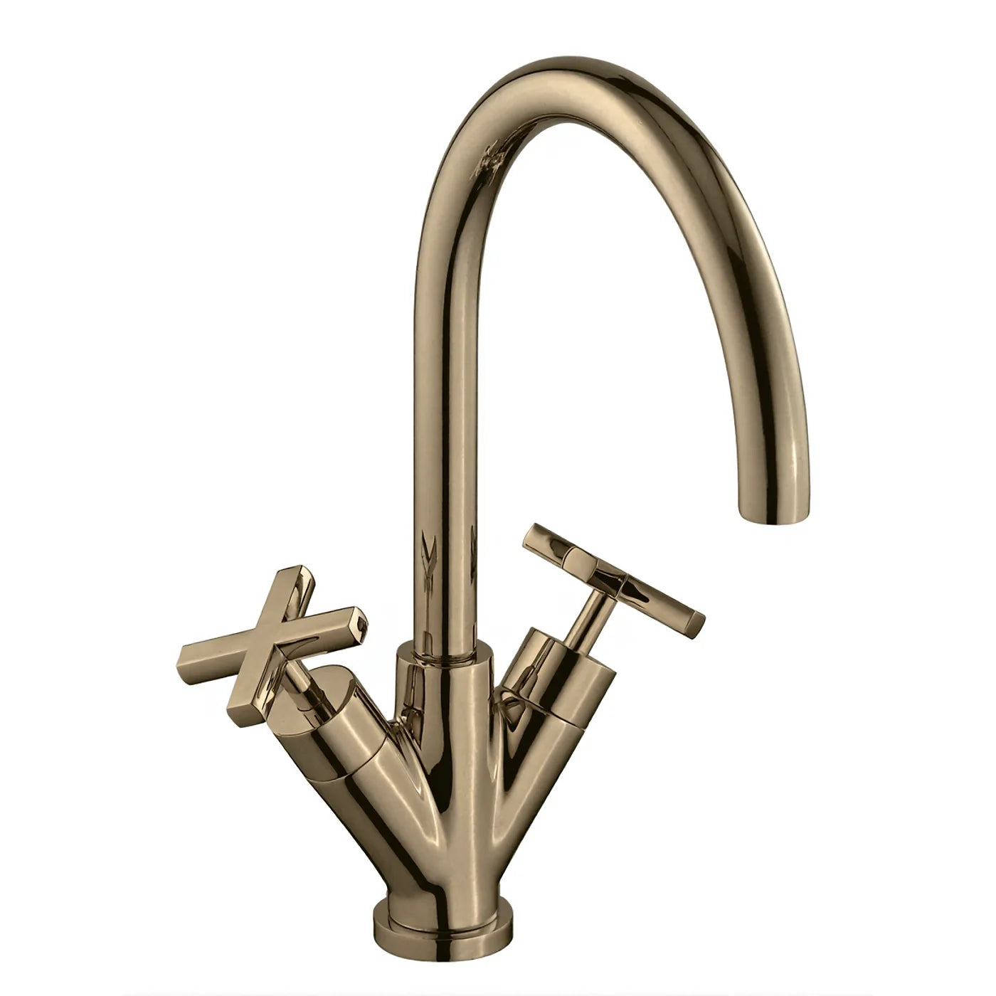 Mélangeur évier monotrou - Treemme Kitchen - IT1031CCXVZZ - Nickel brossé (NF)