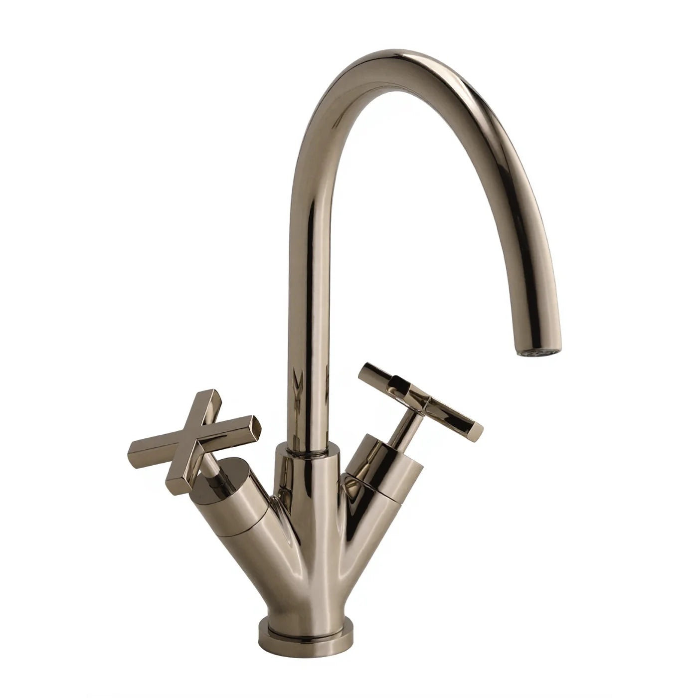 Mélangeur évier monotrou - Treemme Kitchen - IT1031CCXVZZ - Nickel poli (NL)
