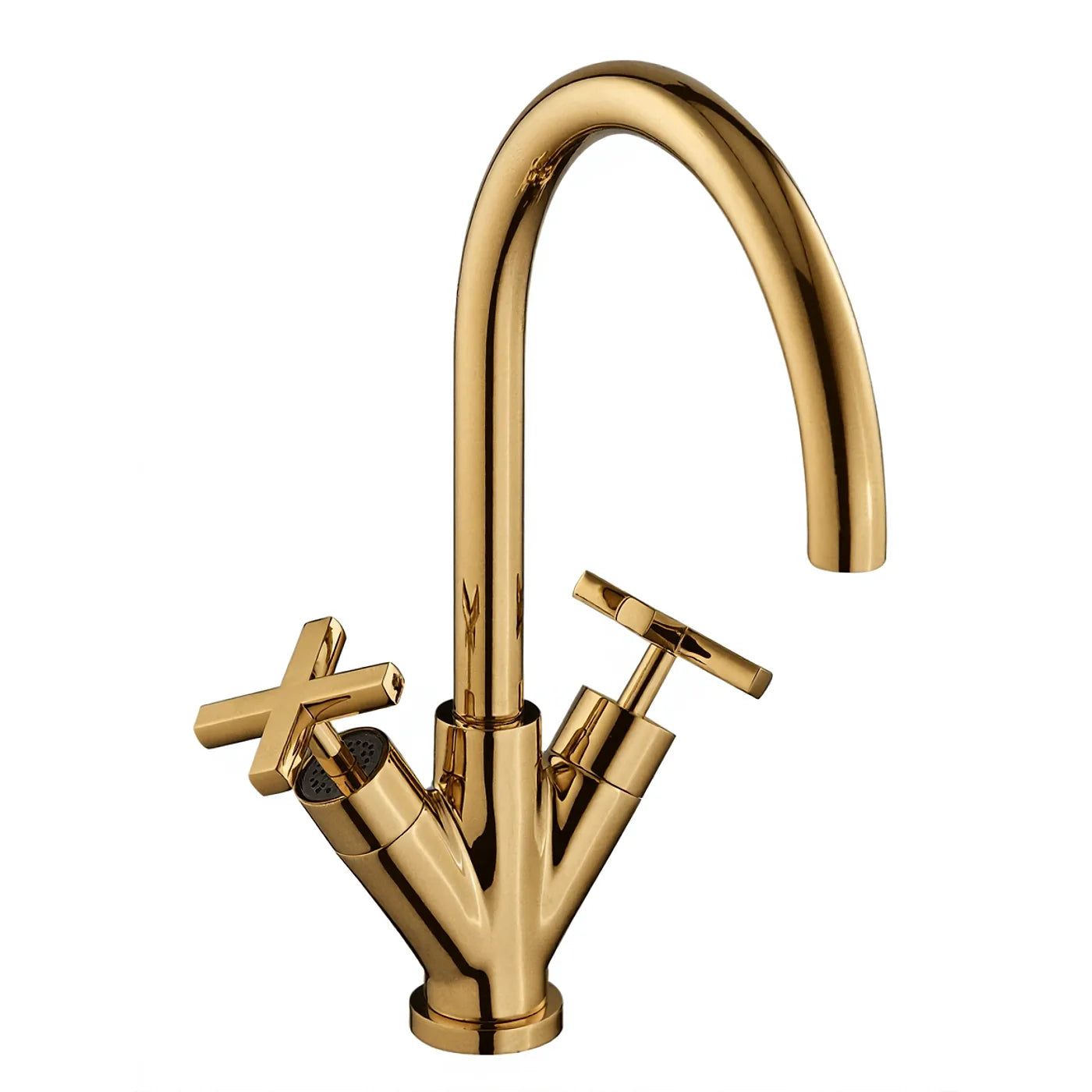 Mélangeur évier monotrou - Treemme Kitchen - IT1031CCXVZZ - Laiton brossé (UZ)