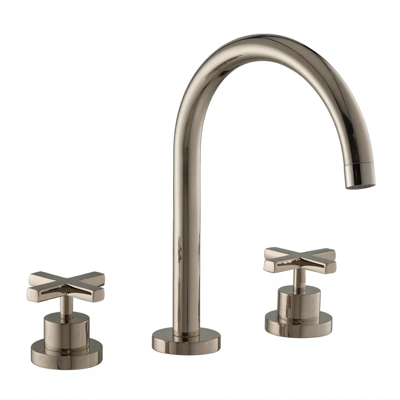 Mélangeur lavabo 3 trous - Treemme Line - IT 1016 CC XV ZZ - Nickel brossé (NF)