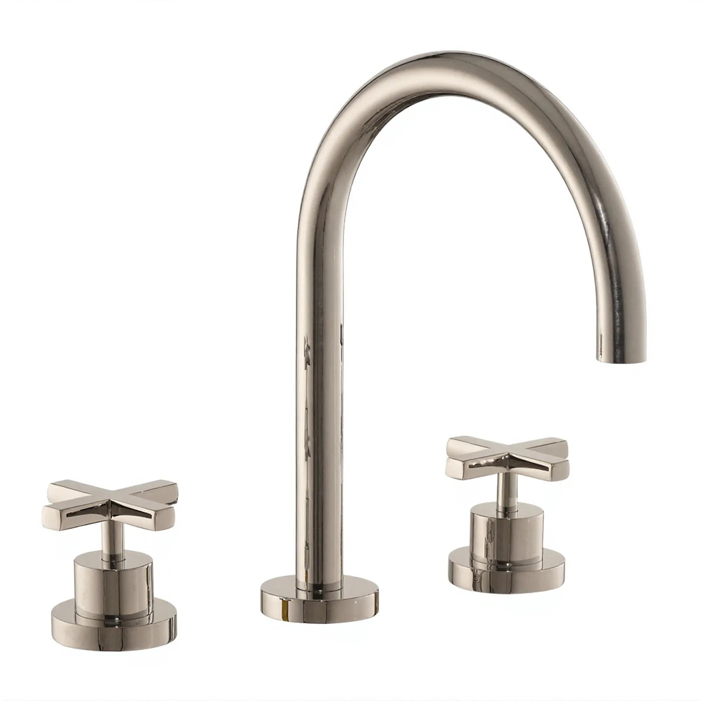 Mélangeur lavabo 3 trous - Treemme Line - IT 1016 CC XV ZZ - Nickel poli (NL)
