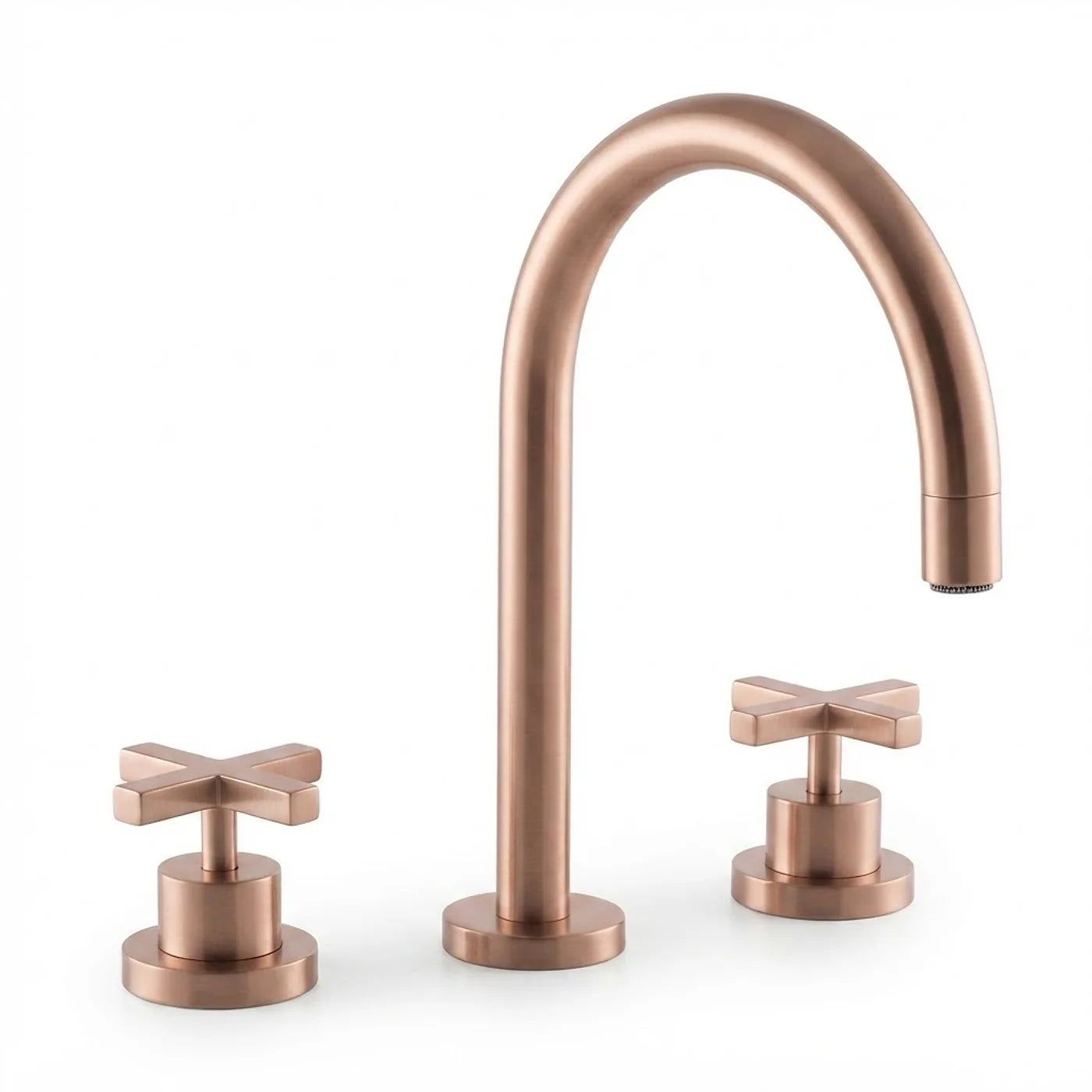 Mélangeur lavabo 3 trous - Treemme Line - IT 1016 CC XV ZZ - Or rose brossé (SZ)