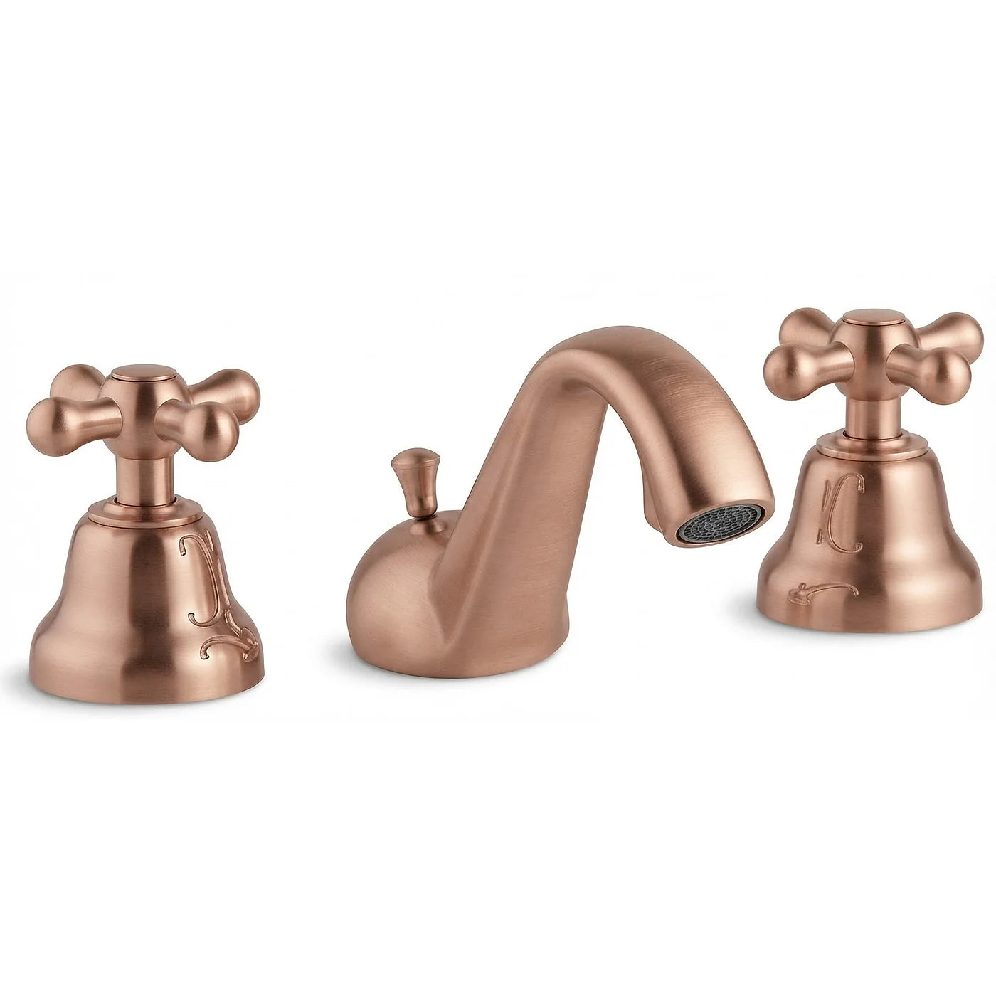 Mélangeur lavabo 3 trous - Treemme Romantica - IT 3610 CC PV ZZ - Or rose brossé (SZ)