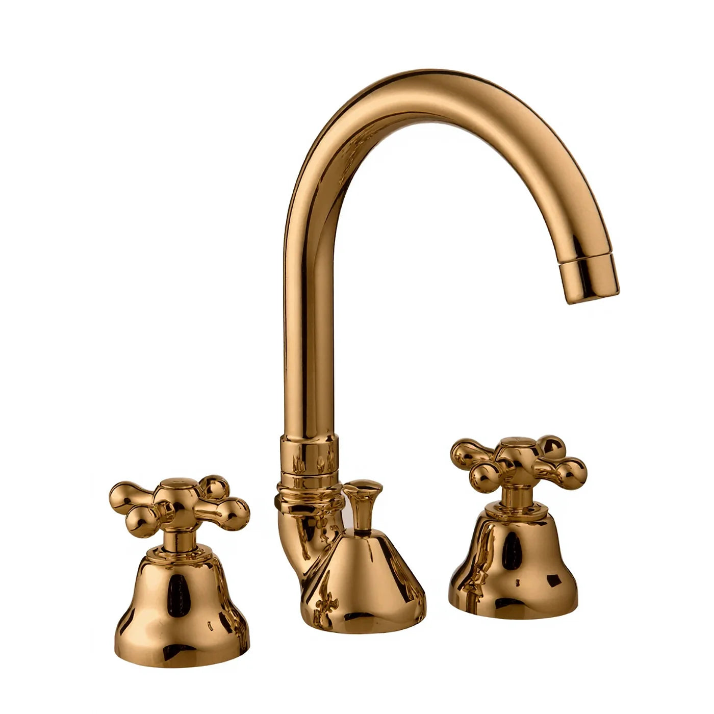 Mélangeur lavabo 3 trous - Treemme Romantica - IT 3616 CC PV ZZ - Or brossé (DZ)