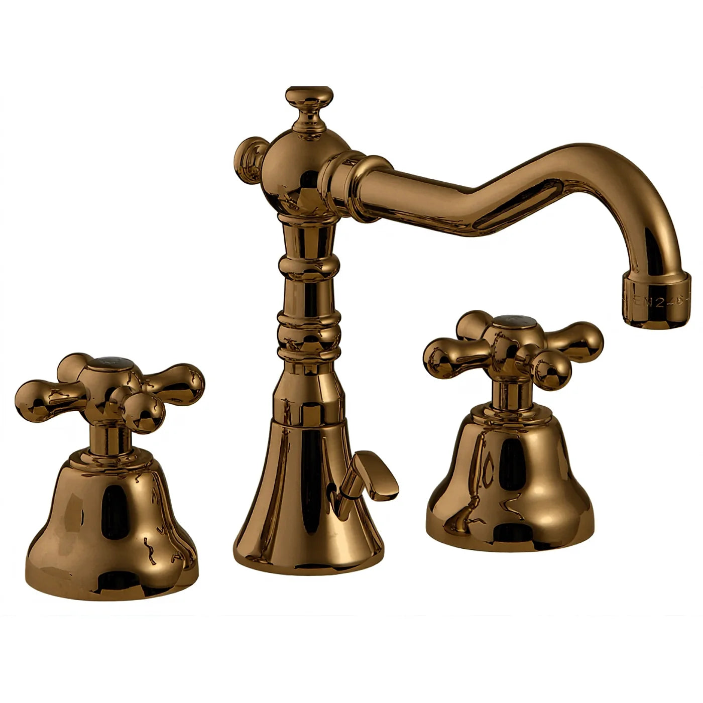 Mélangeur lavabo 3 trous - Treemme Romantica - IT 3617 CC PV ZZ - Bronze brossé (US)