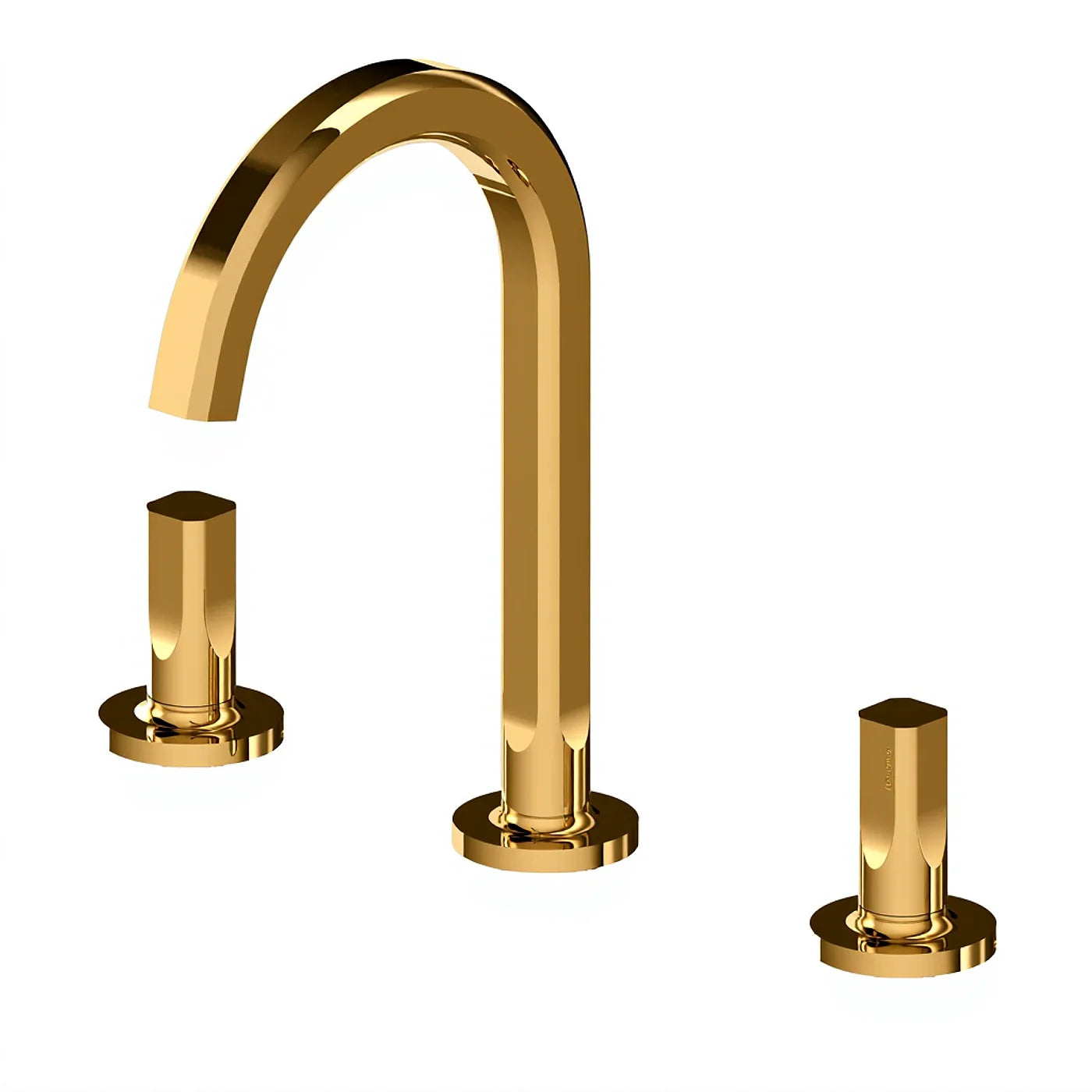Mélangeur lavabo 3 trous - Treemme Appia - IT 3C16 CC AO ZZ - Or brossé (DZ)