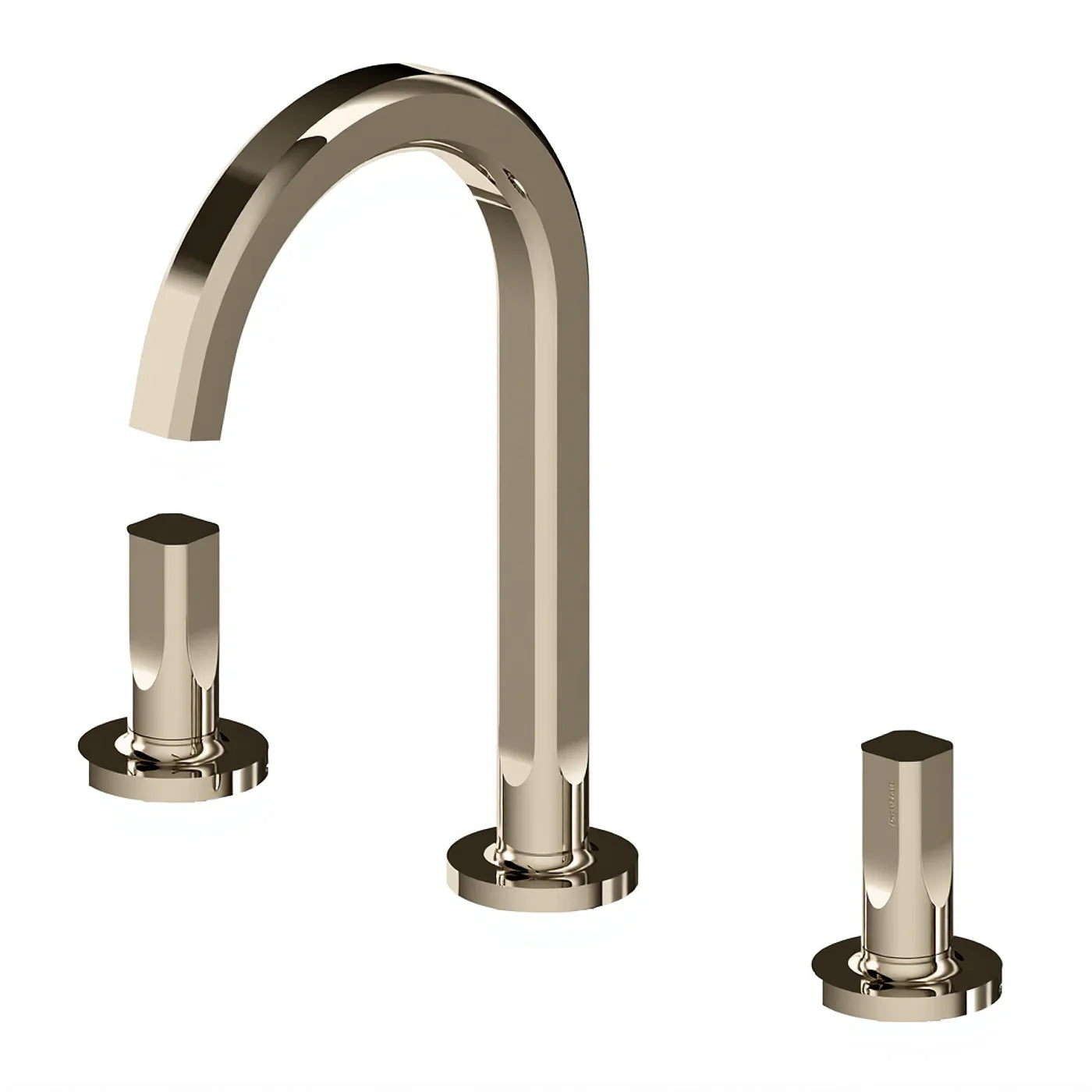 Mélangeur lavabo 3 trous - Treemme Appia - IT 3C16 CC AO ZZ - Nickel brossé (NF)