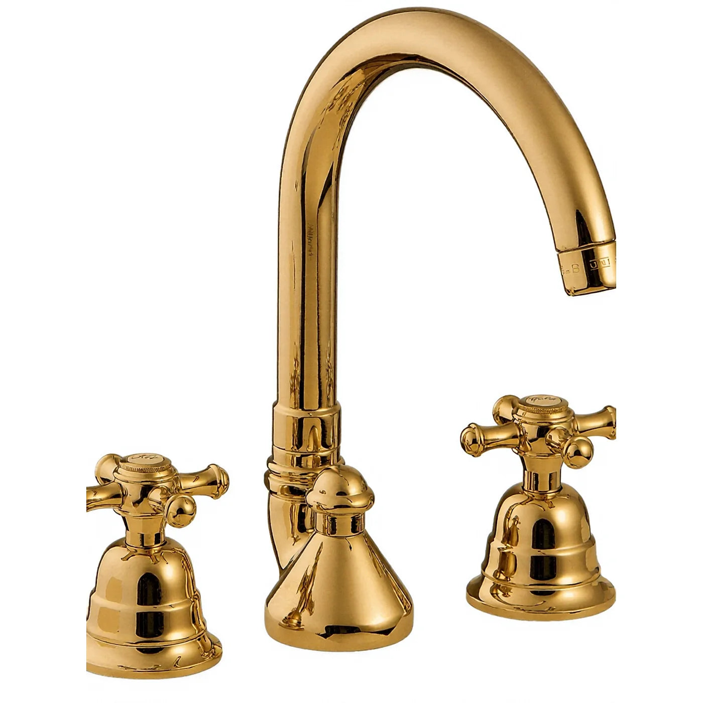Mélangeur lavabo 3 trous - Treemme Old Italy - IT 4416 CC OI ZZ - Or 24 (DD)
