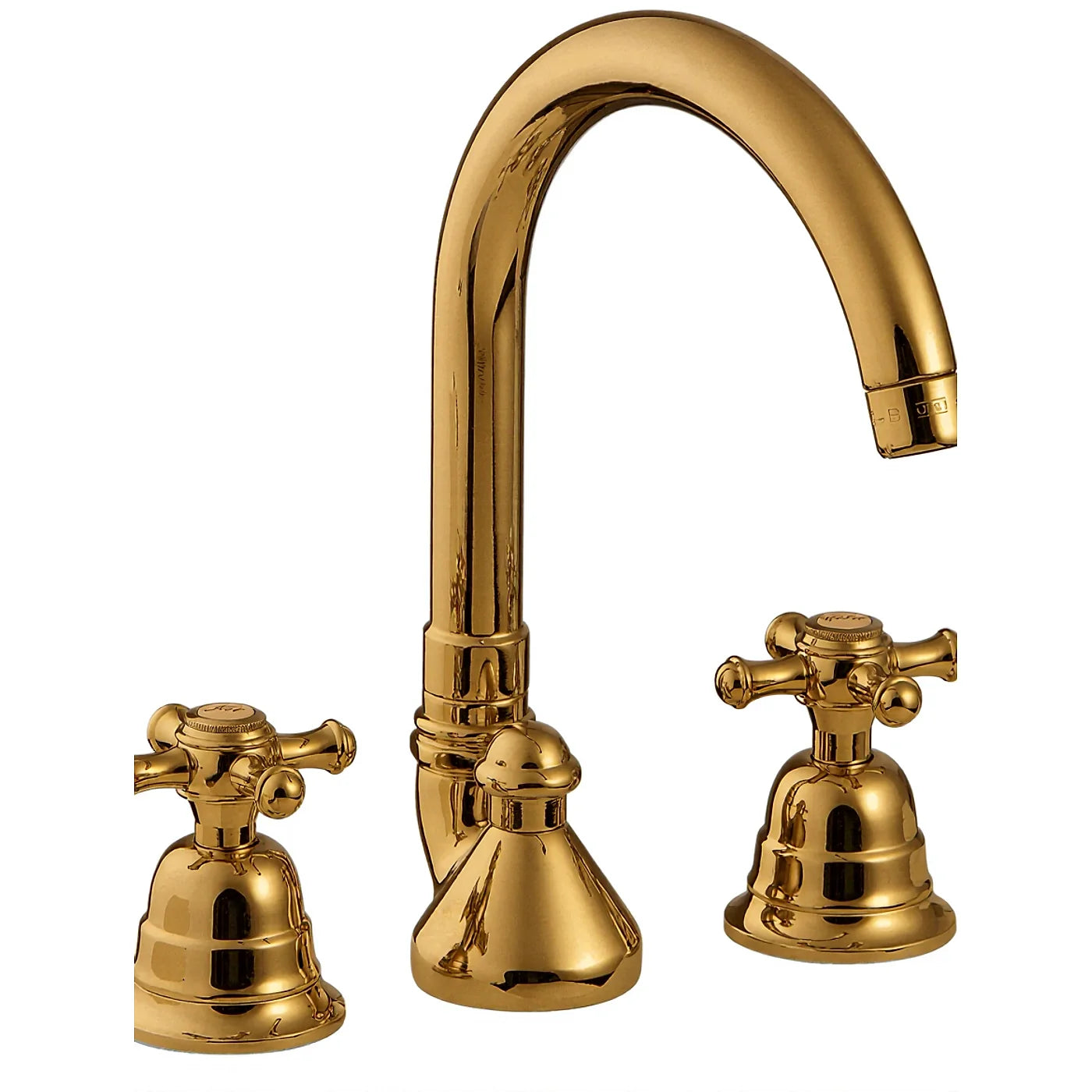 Mélangeur lavabo 3 trous - Treemme Old Italy - IT 4416 CC OI ZZ - Or brossé (DZ)
