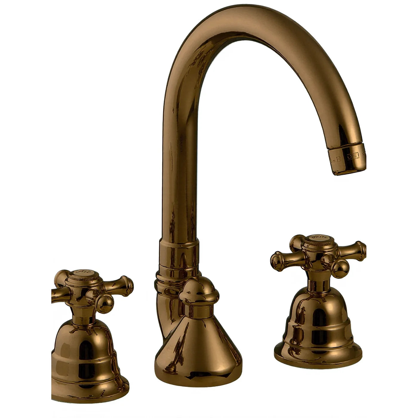 Mélangeur lavabo 3 trous - Treemme Old Italy - IT 4416 CC OI ZZ - Bronze brossé (US)