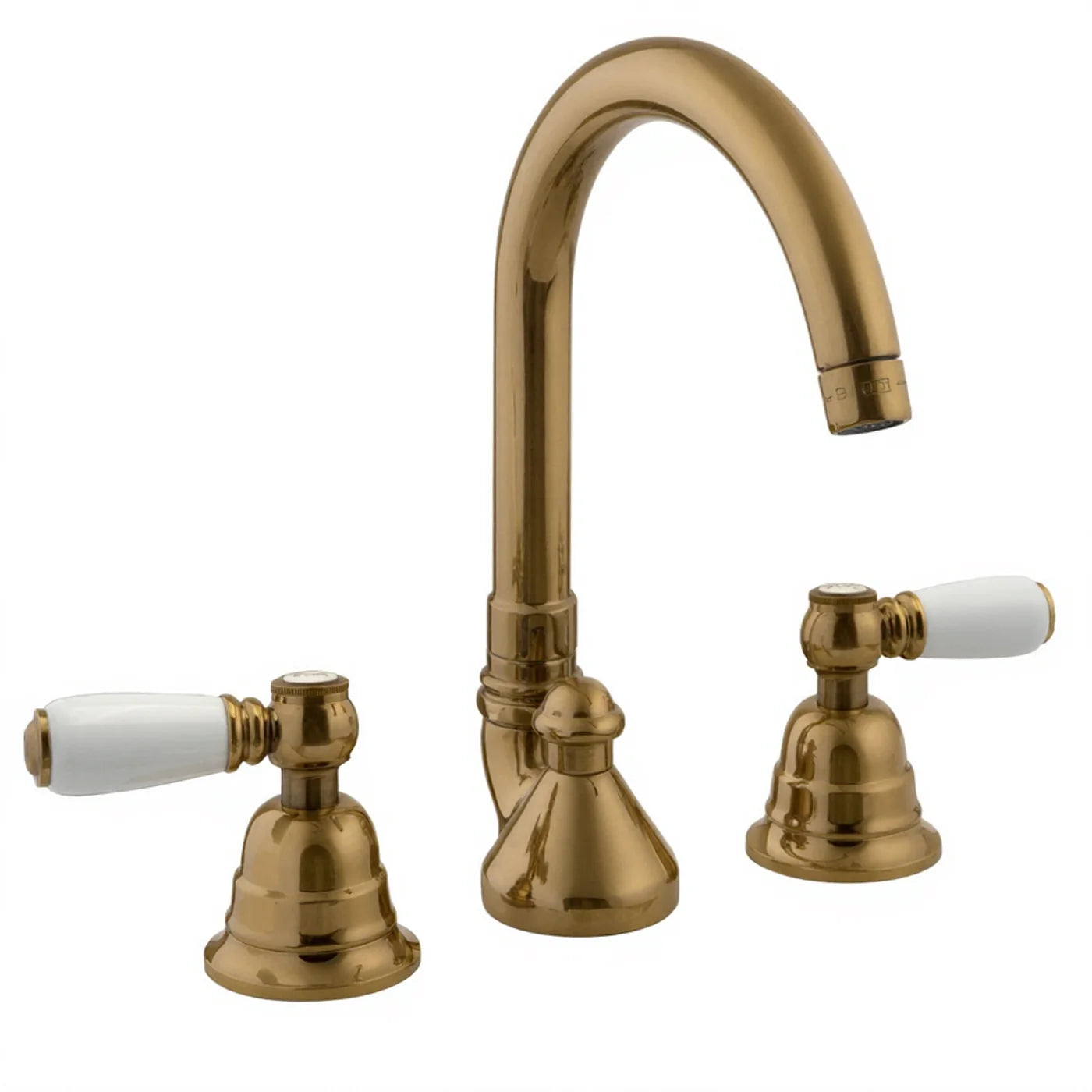 Mélangeur lavabo 3 trous - Treemme Old Italy - IT 4416 CC SO ZZ - Laiton brossé (UZ)