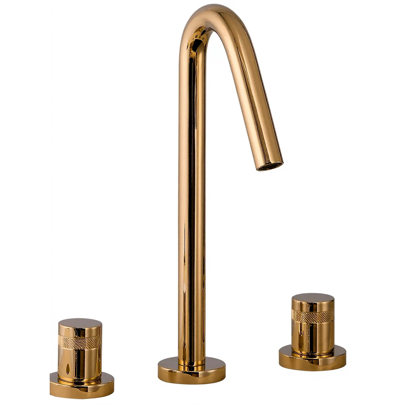 Mélangeur lavabo 3 trous - Treemme X-change - IT 7216 CC XR ZZ - Noir chromé poli (HH)