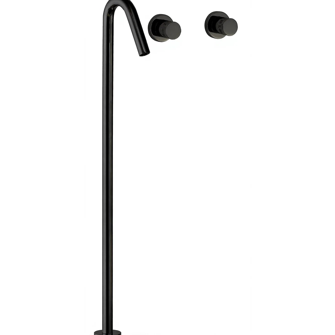 Mélangeur lavabo 3 trous - Treemme X-change - RWIT 7282 CC 50 - Noir chromé brossé (CZ)