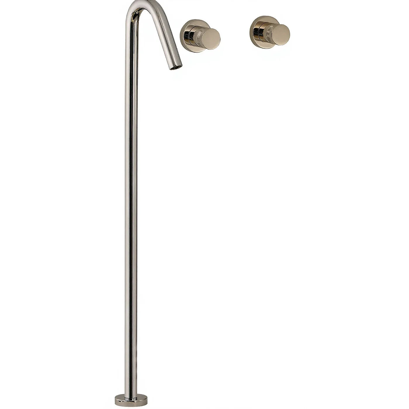 Mélangeur lavabo 3 trous - Treemme X-change - RWIT 7282 CC 50 - Nickel brossé (NF)