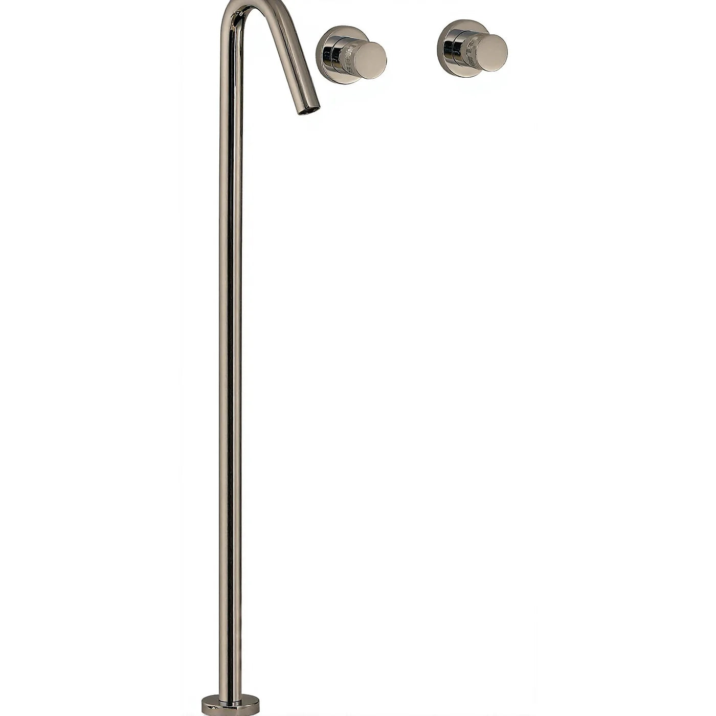 Mélangeur lavabo 3 trous - Treemme X-change - RWIT 7282 CC 50 - Nickel poli (NL)