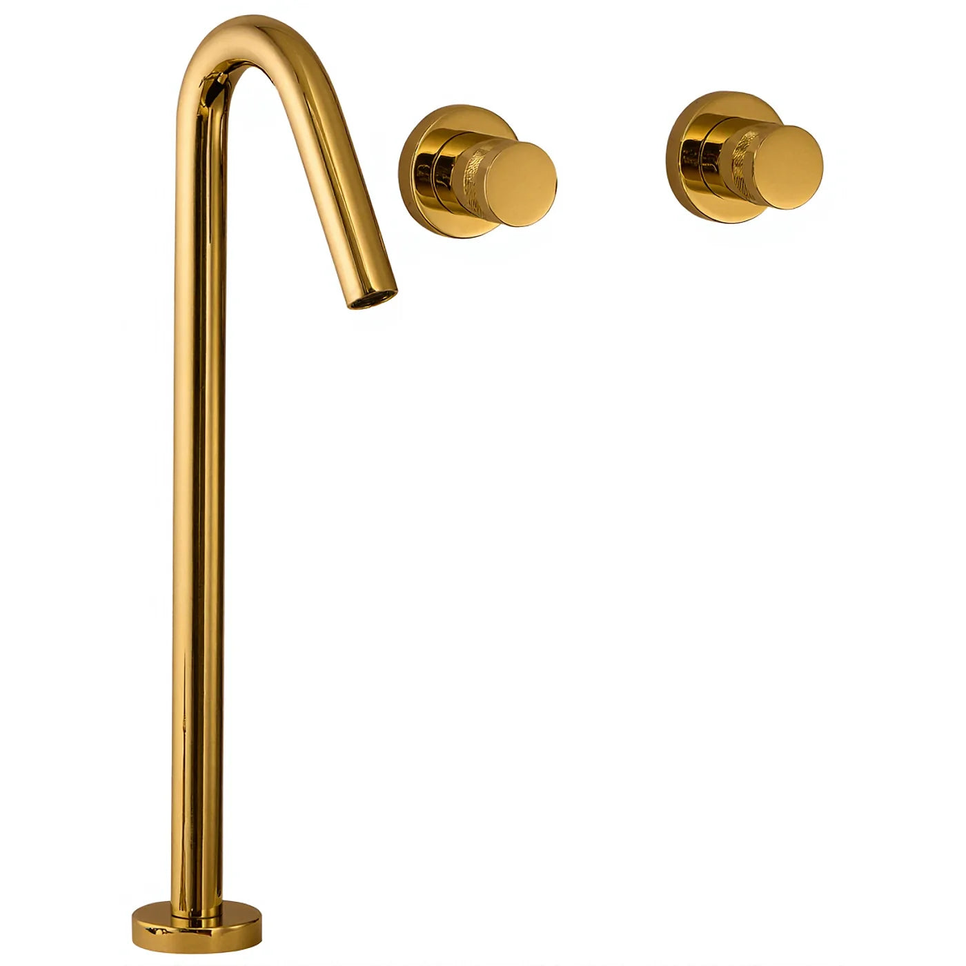 Mélangeur lavabo 3 trous - Treemme X-change - RWIT 7285 CC 50 - Or brossé (DZ)