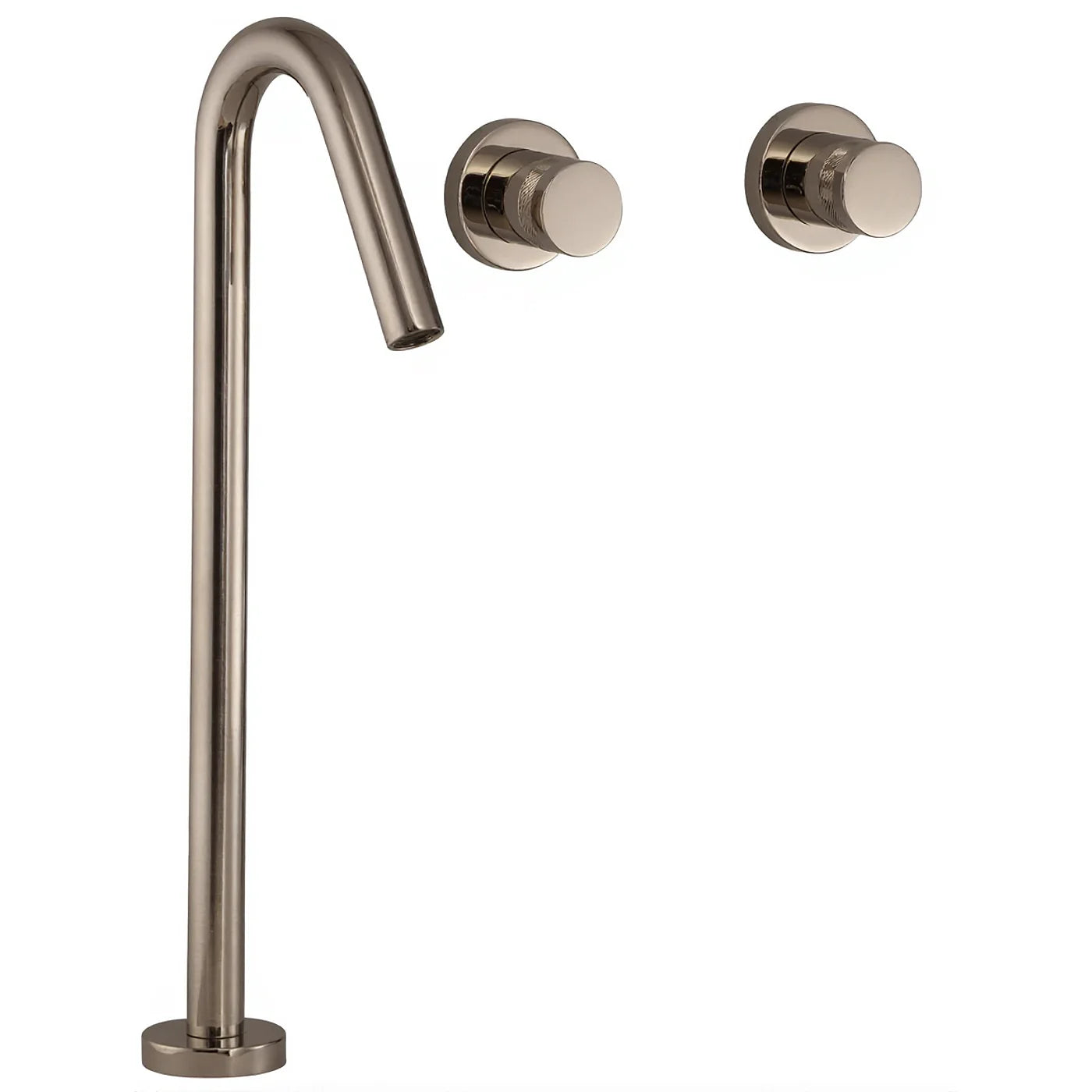 Mélangeur lavabo 3 trous - Treemme X-change - RWIT 7285 CC 50 - Nickel poli (NL)