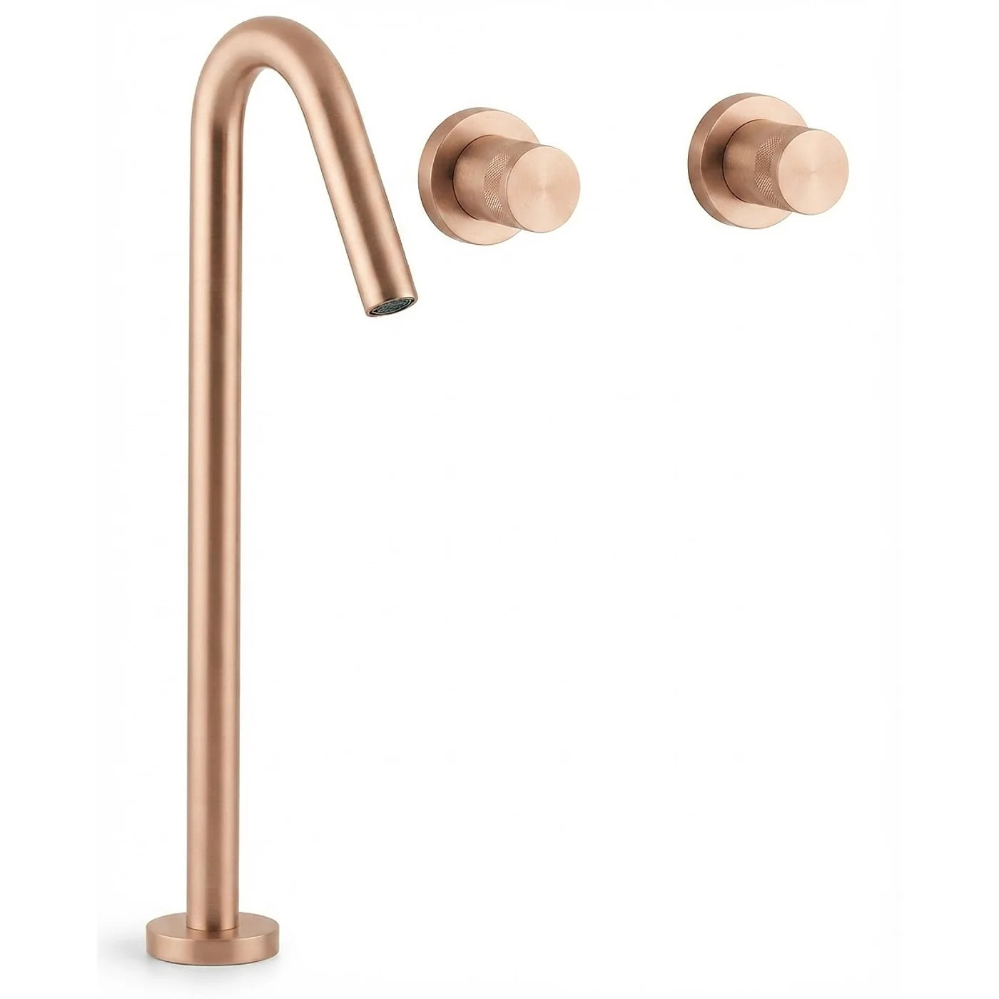 Mélangeur lavabo 3 trous - Treemme X-change - RWIT 7285 CC 50 - Or rose brossé (SZ)