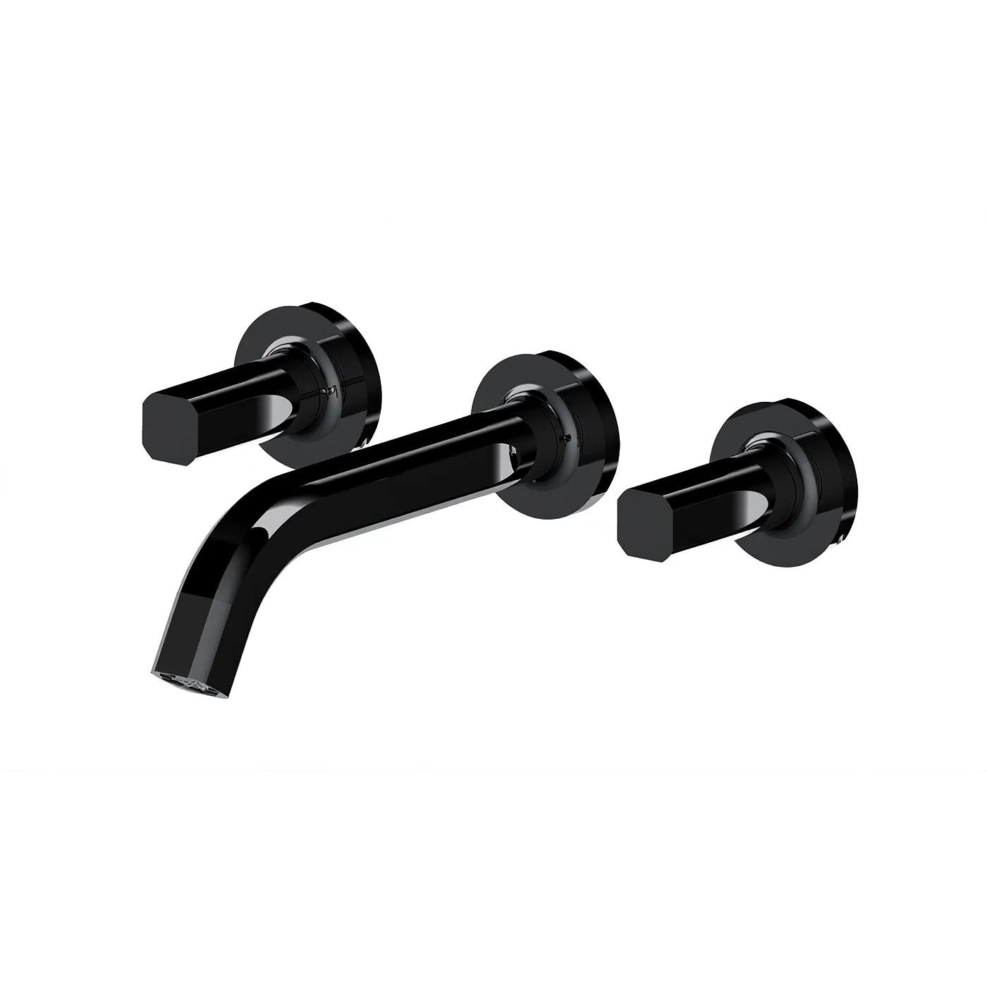 Mélangeur lavabo à encastrer 200 - Treemme Appia - RWIT 3C52 CC 50 - Noir opaque (NN)