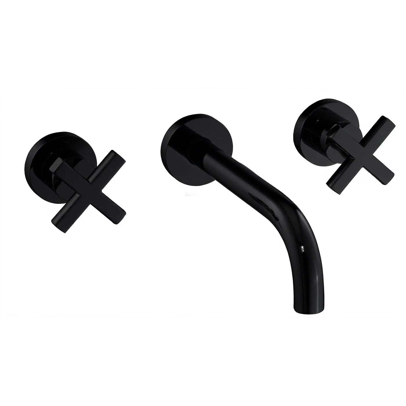 Mélangeur lavabo à encastrer 233 - Treemme Line - RWIT 1060 CC 50 - Noir opaque (NN)