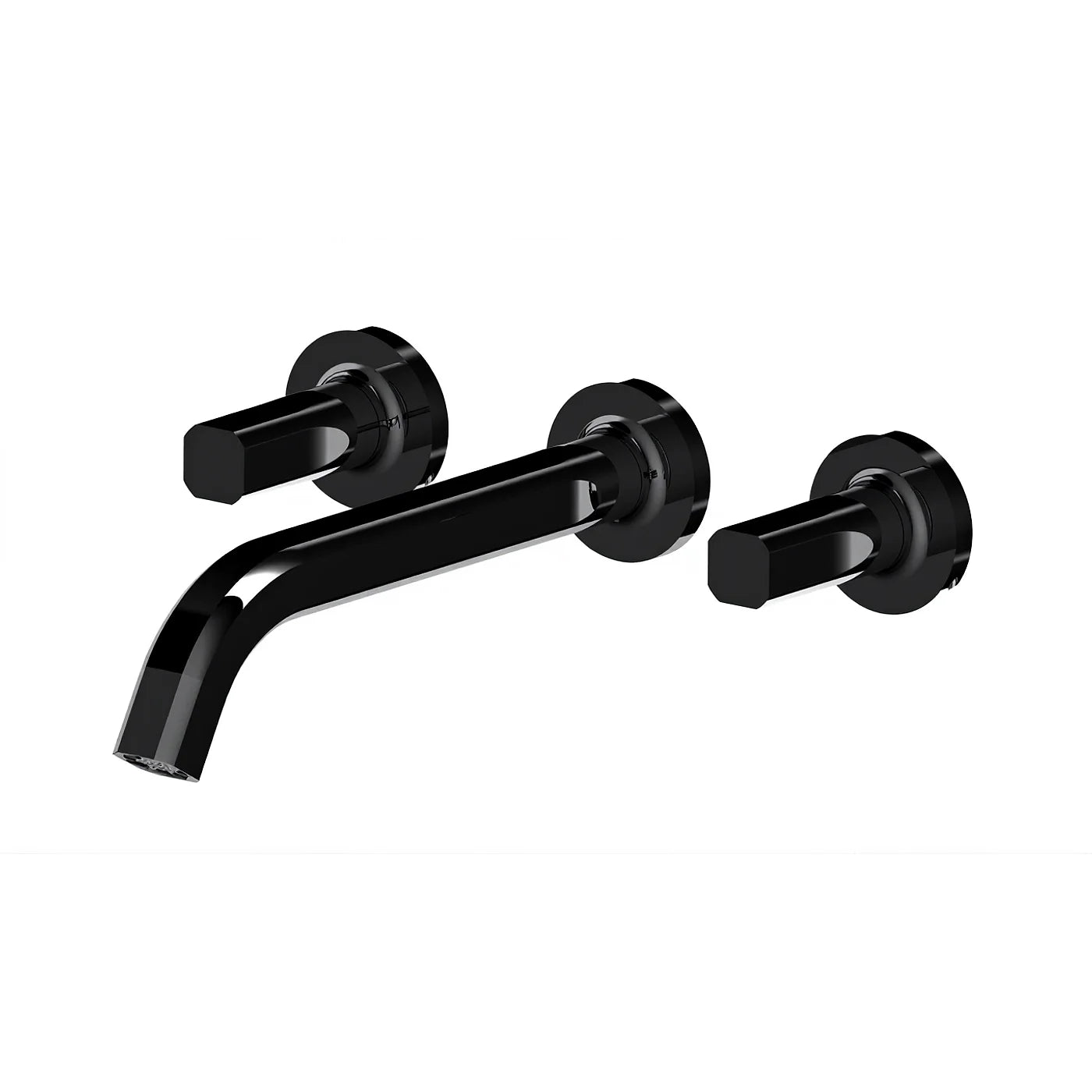 Mélangeur lavabo à encastrer 240 - Treemme Appia - RWIT 3C60 CC 50 - Noir opaque (NN)