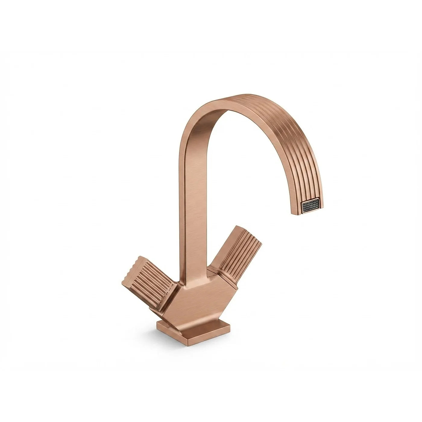 Mélangeur lavabo monotrou 190 - Treemme Kea - IT 7A14 CC KO ZZ - Or rose brossé (SZ)