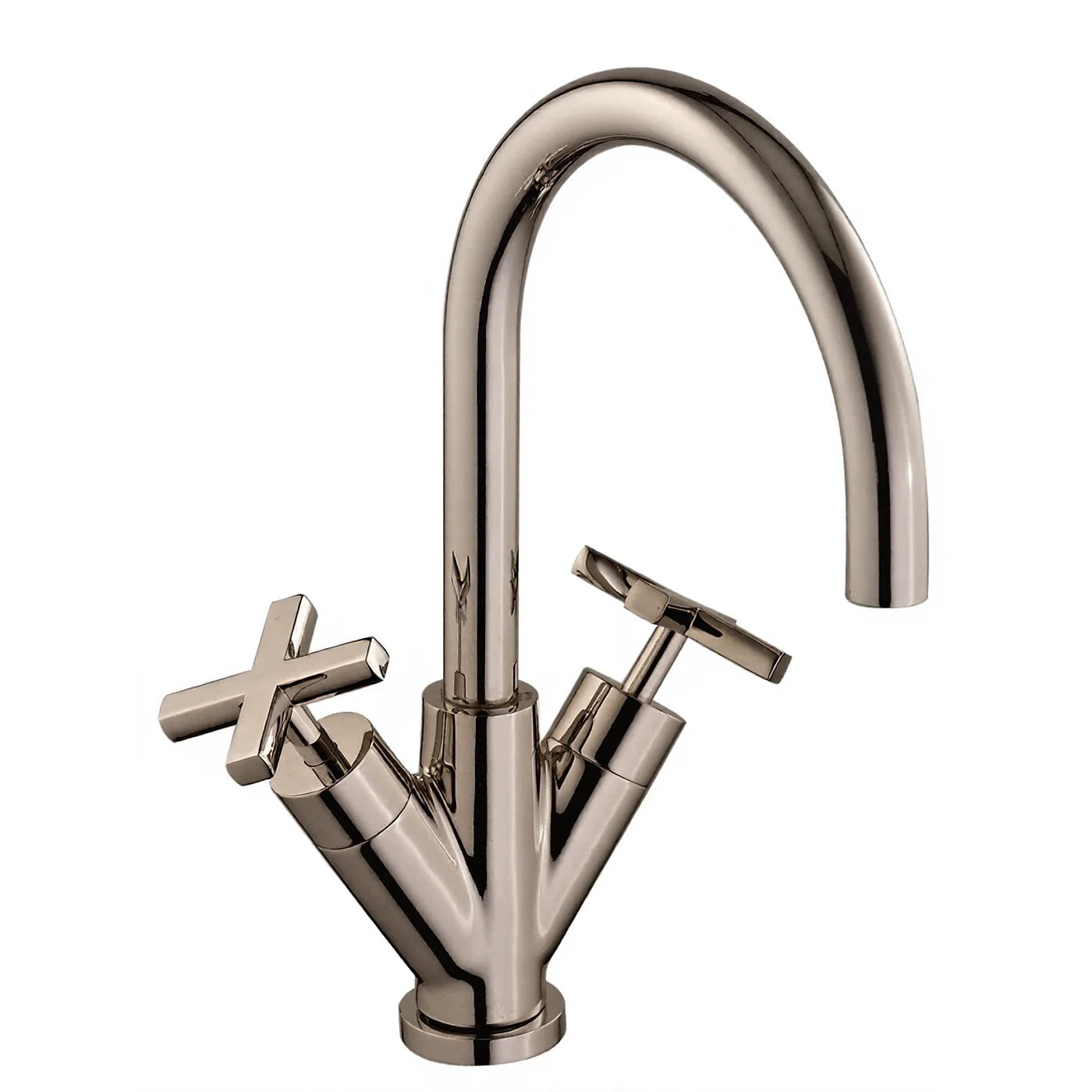 Mélangeur lavabo monotrou - Treemme Line - IT 1015 CC XV ZZ - Nickel poli (NL)