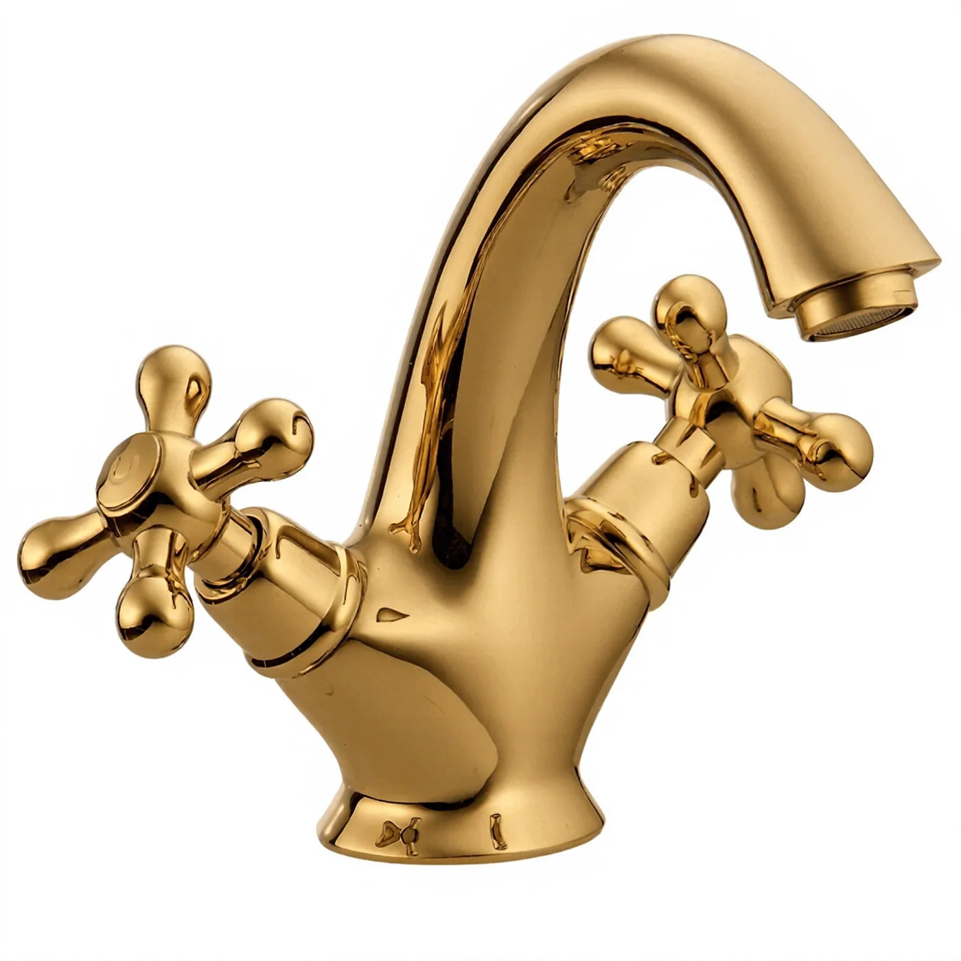 Mélangeur lavabo monotrou - Treemme Romantica - IT 3614 CC PV ZZ - Or 24 (DD)