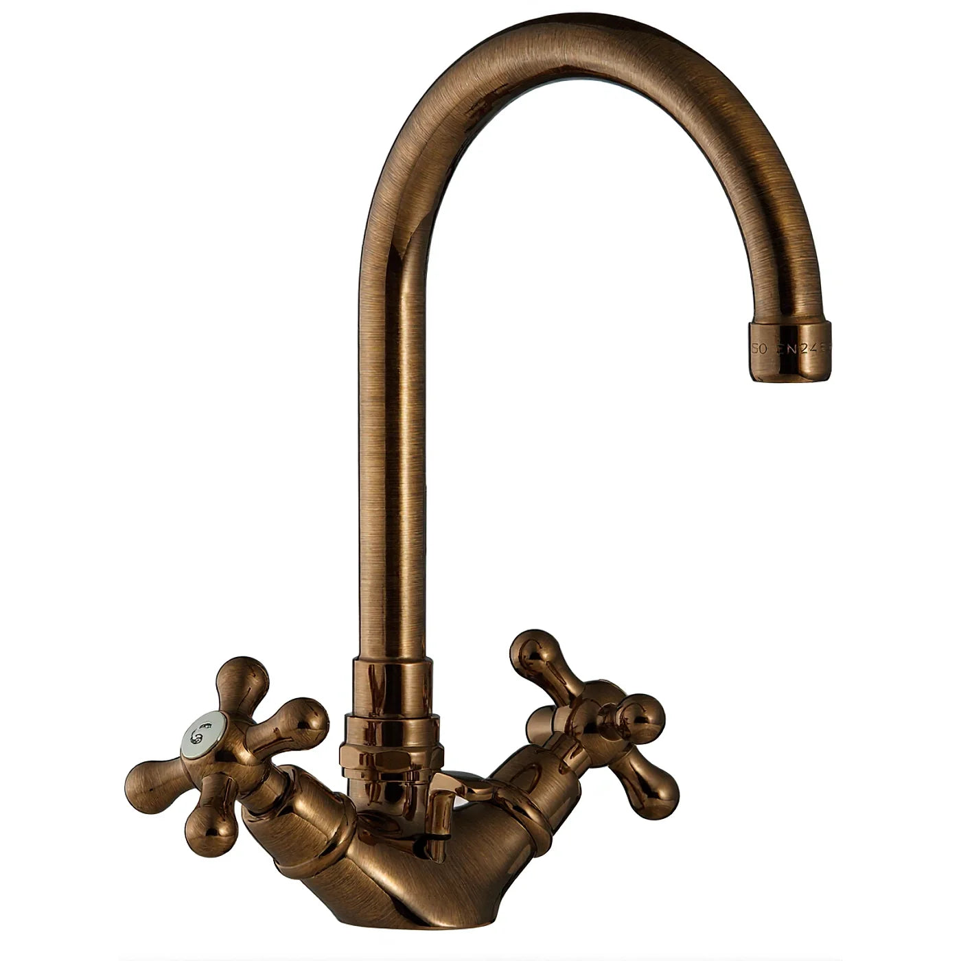 Mélangeur lavabo monotrou - Treemme Romantica - IT 3615 CC PV ZZ - Bronze brossé (US)
