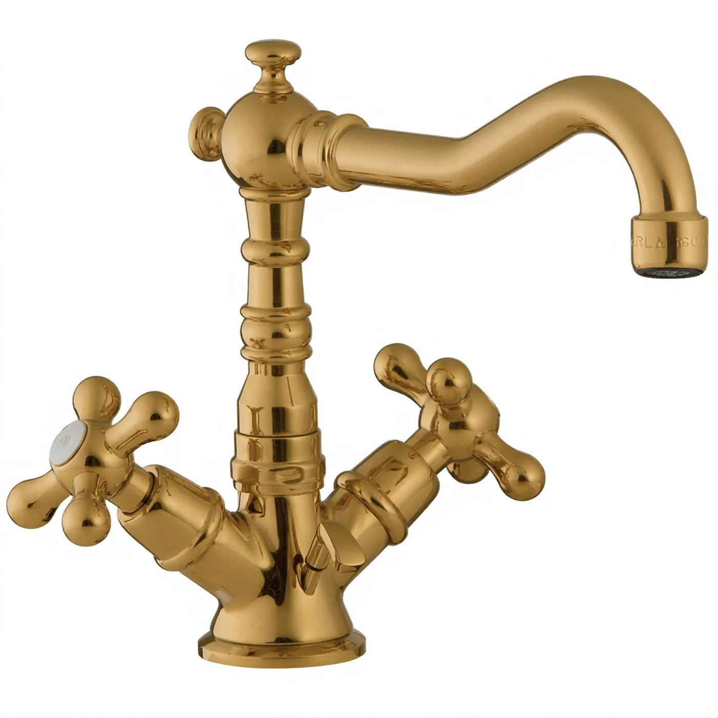 Mélangeur lavabo monotrou - Treemme Romantica - IT 3618 CC PV ZZ - Or 24 (DD)