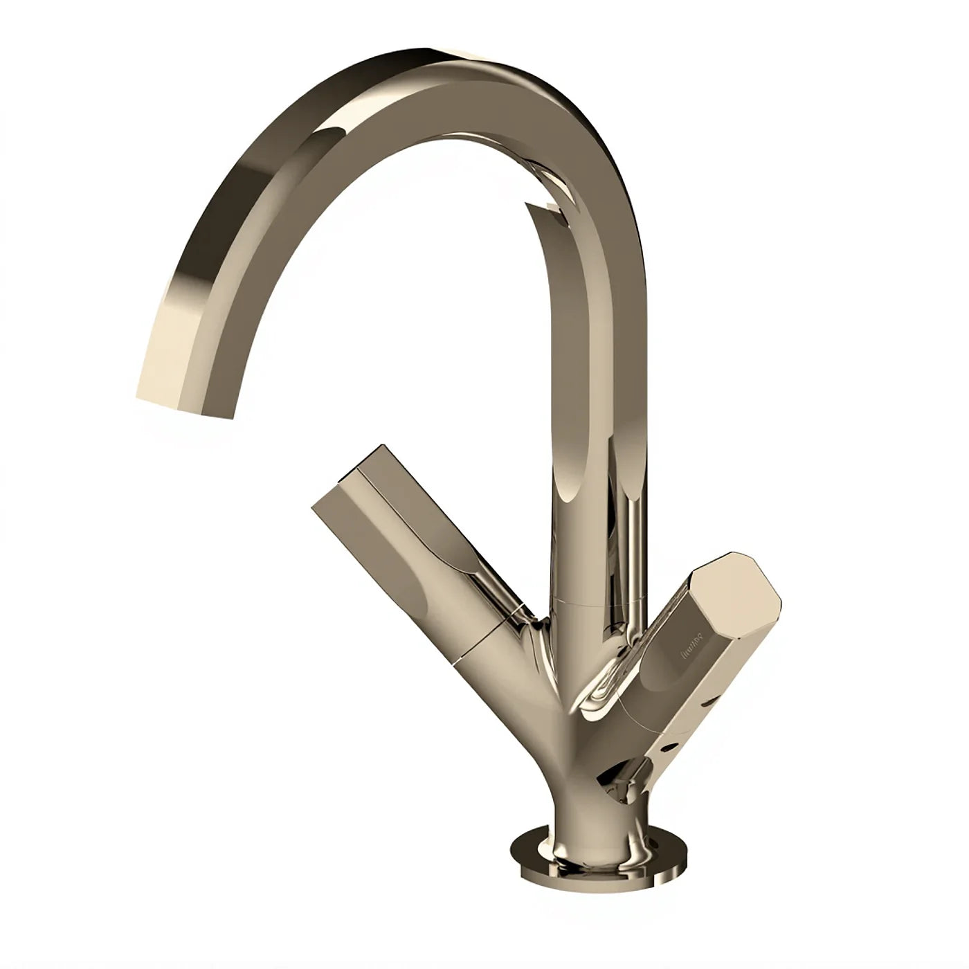 Mélangeur lavabo monotrou - Treemme Appia - IT 3C14 CC AO ZZ - Nickel poli (NL)