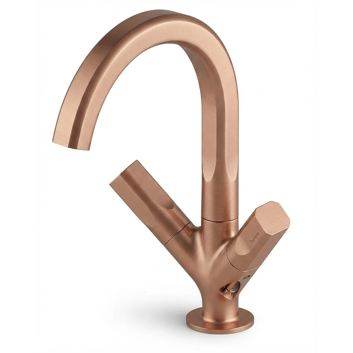 Mélangeur lavabo monotrou - Treemme Appia - IT 3C14 CC AO ZZ - Or rose brossé (SZ)