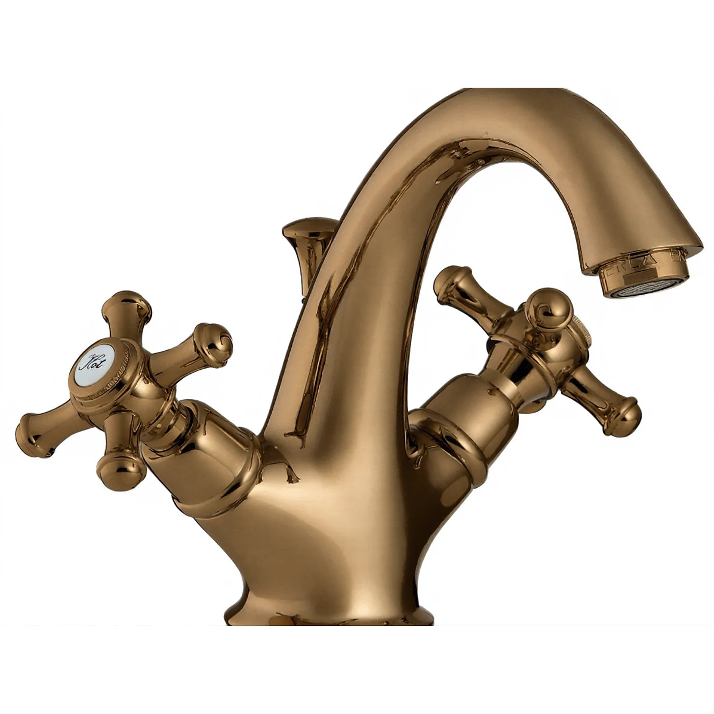 Mélangeur lavabo monotrou - Treemme Old Italy - IT 4414 CC OI ZZ - Or brossé (DZ)