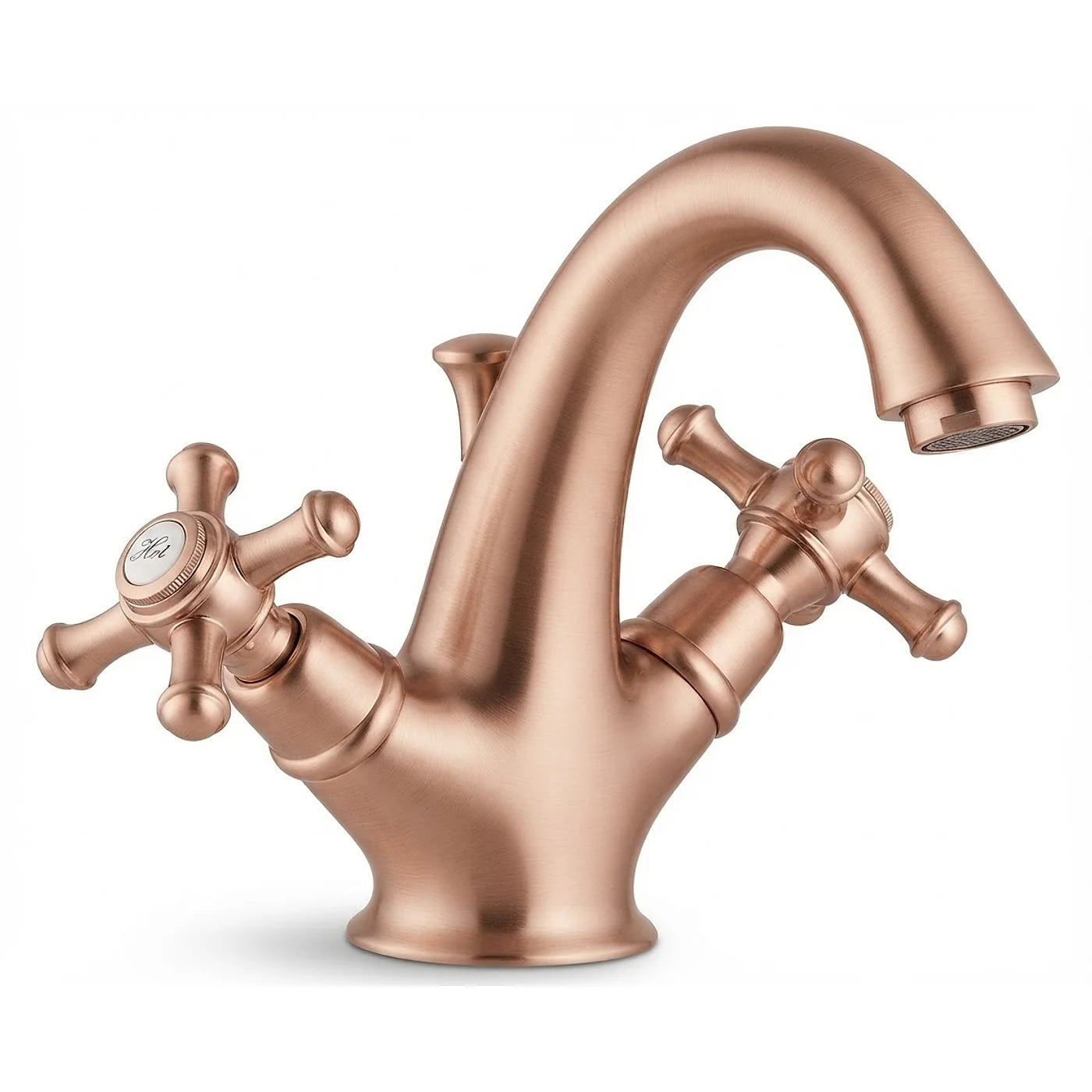 Mélangeur lavabo monotrou - Treemme Old Italy - IT 4414 CC OI ZZ - Or rose brossé (SZ)