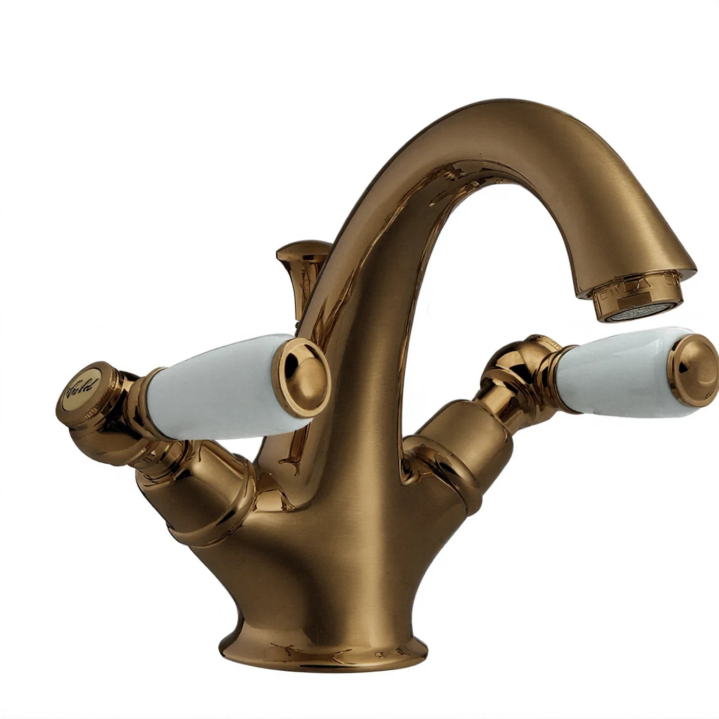 Mélangeur lavabo monotrou - Treemme Old Italy - IT 4414 CC SO ZZ - Bronze brossé (US)