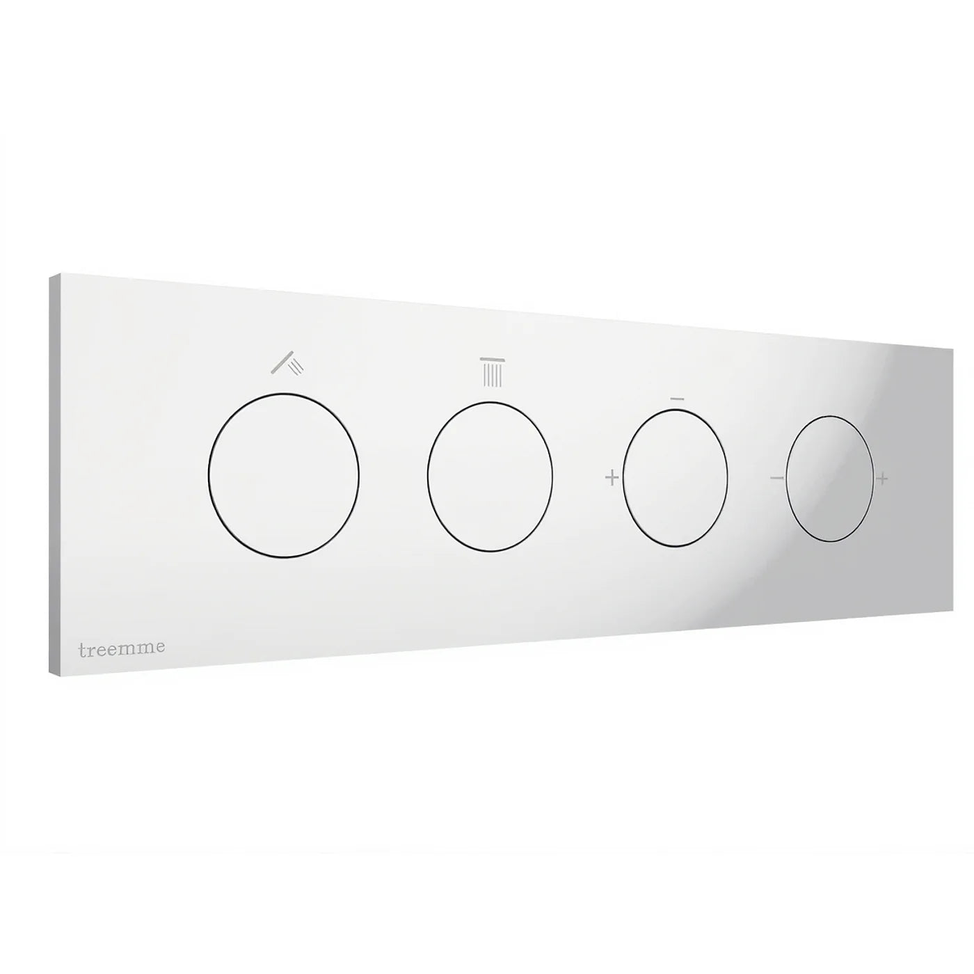Mitigeur à encastrer à 2 sorties - Treemme W-Touch - RWIT 1B89 CC 01 - Blanc opaque (BB)