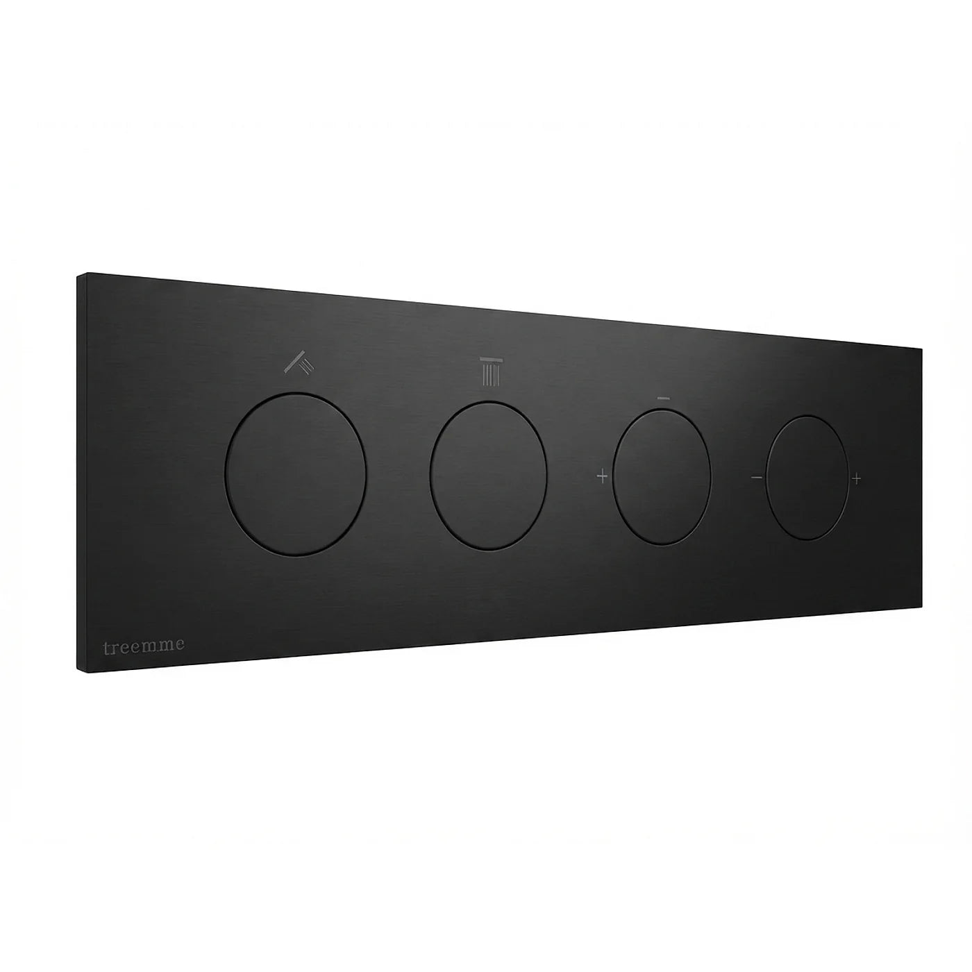 Mitigeur à encastrer à 2 sorties - Treemme W-Touch - RWIT 1B89 CC 01 - Noir opaque (NN)