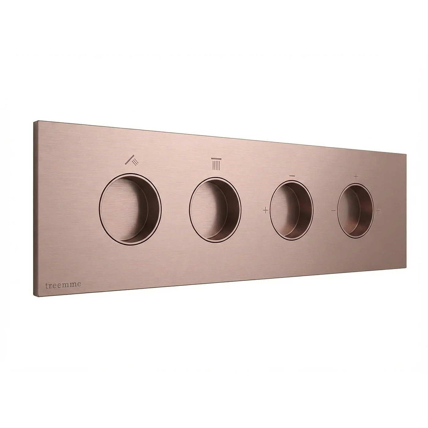 Mitigeur à encastrer à 2 sorties - Treemme W-Touch - RWIT 1B89 CC 01 - Or rose brossé (SZ)