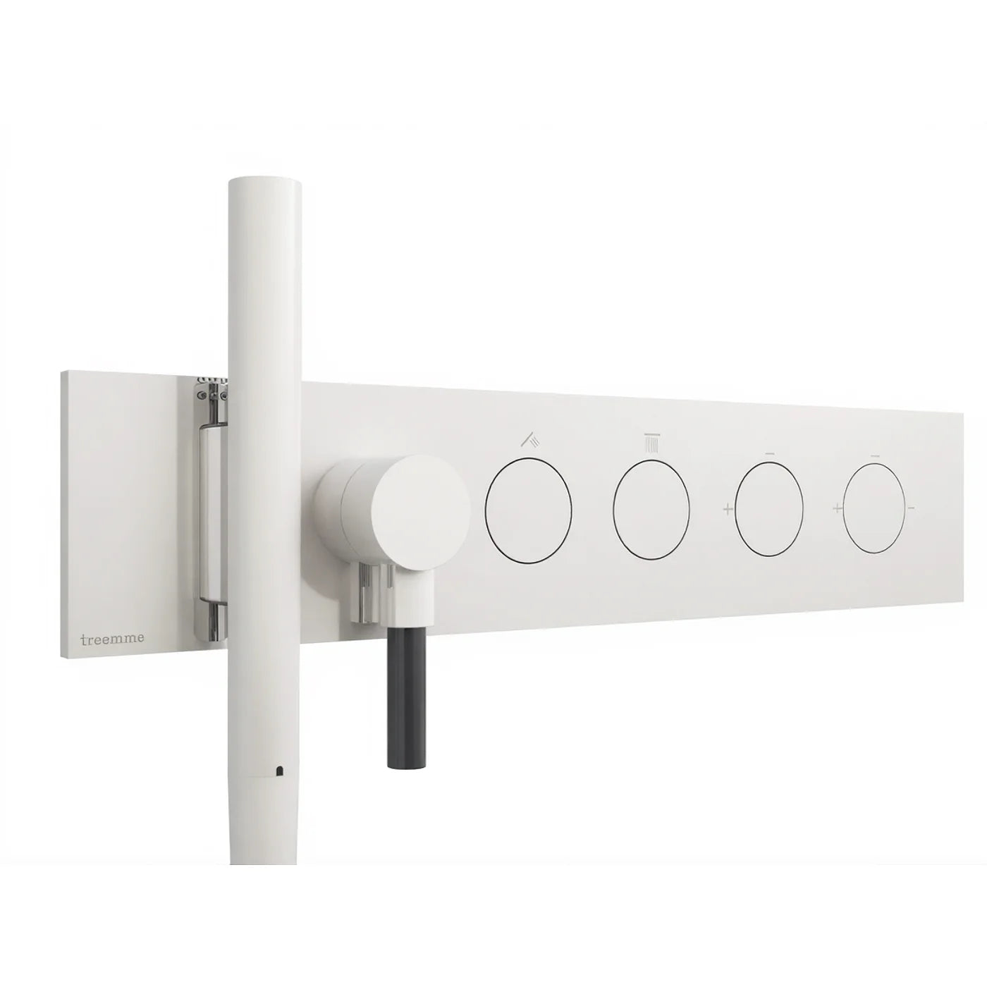 Mitigeur à encastrer à 2 sorties - Treemme W-Touch - RWIT 1B91 CC 01 - Blanc opaque (BB)