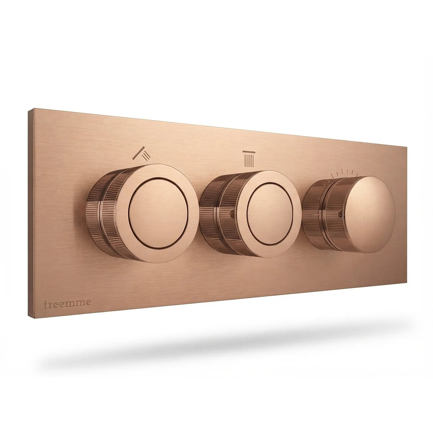 Mitigeur à encastrer à 2 sorties - Treemme W-Smart - RWIT 5C89 CC 01 - Or rose brossé (SZ)