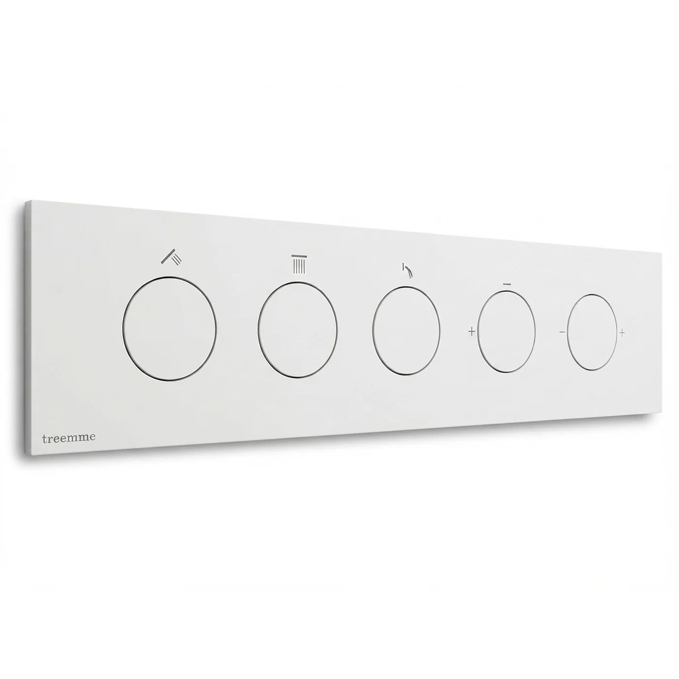 Mitigeur à encastrer à 3 sorties - Treemme W-Touch - RWIT 1B90 CC 01 - Blanc opaque (BB)
